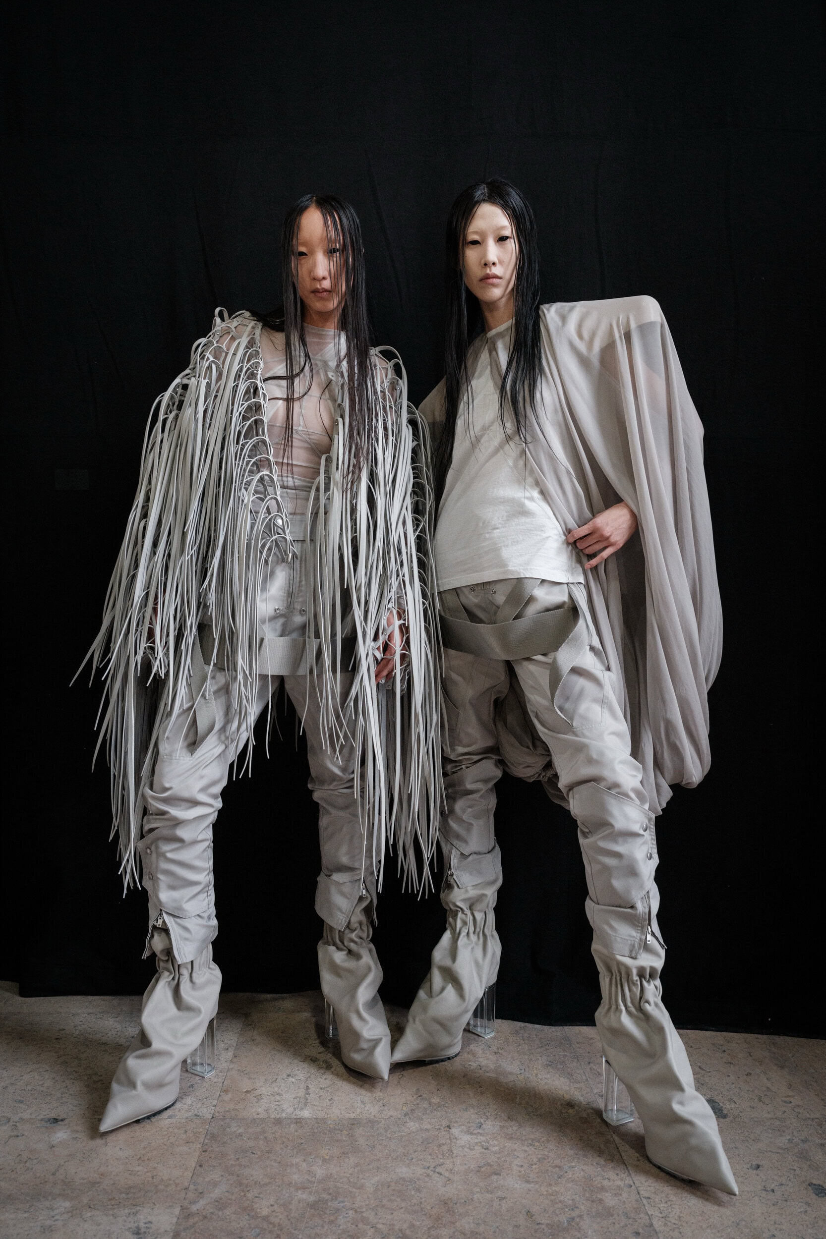 Rick Owens Spring 2026 Fashion Show Backstage