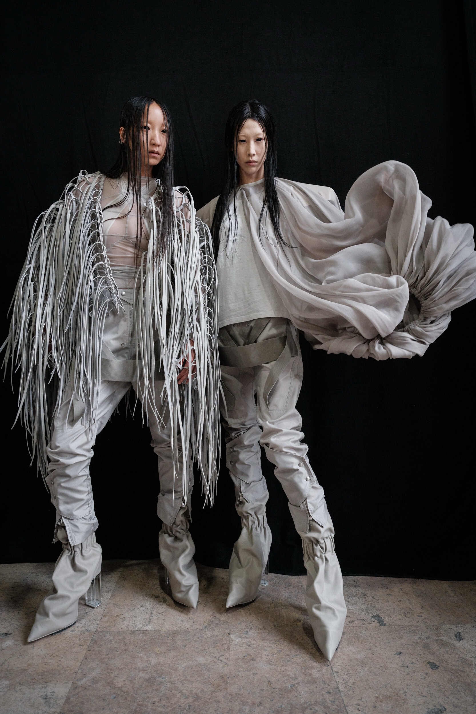 Rick Owens Spring 2026 Fashion Show Backstage