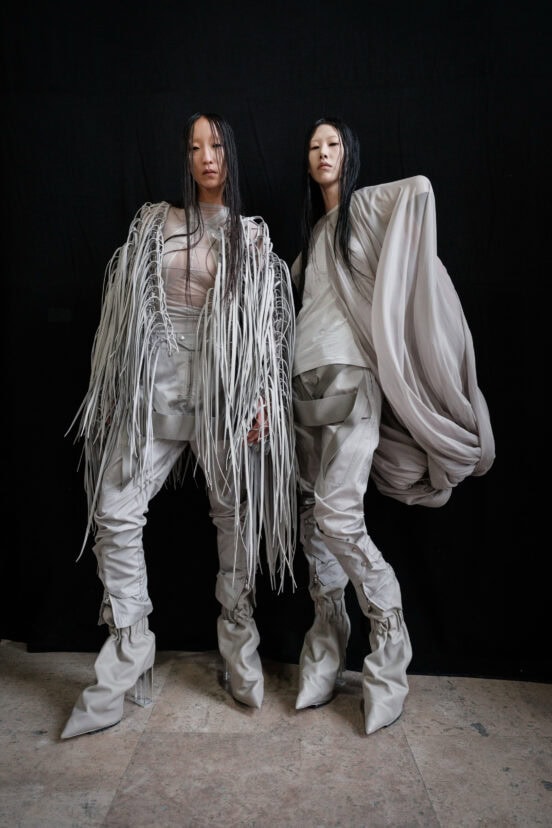 Rick Owens Spring 2026 Fashion Show Backstage