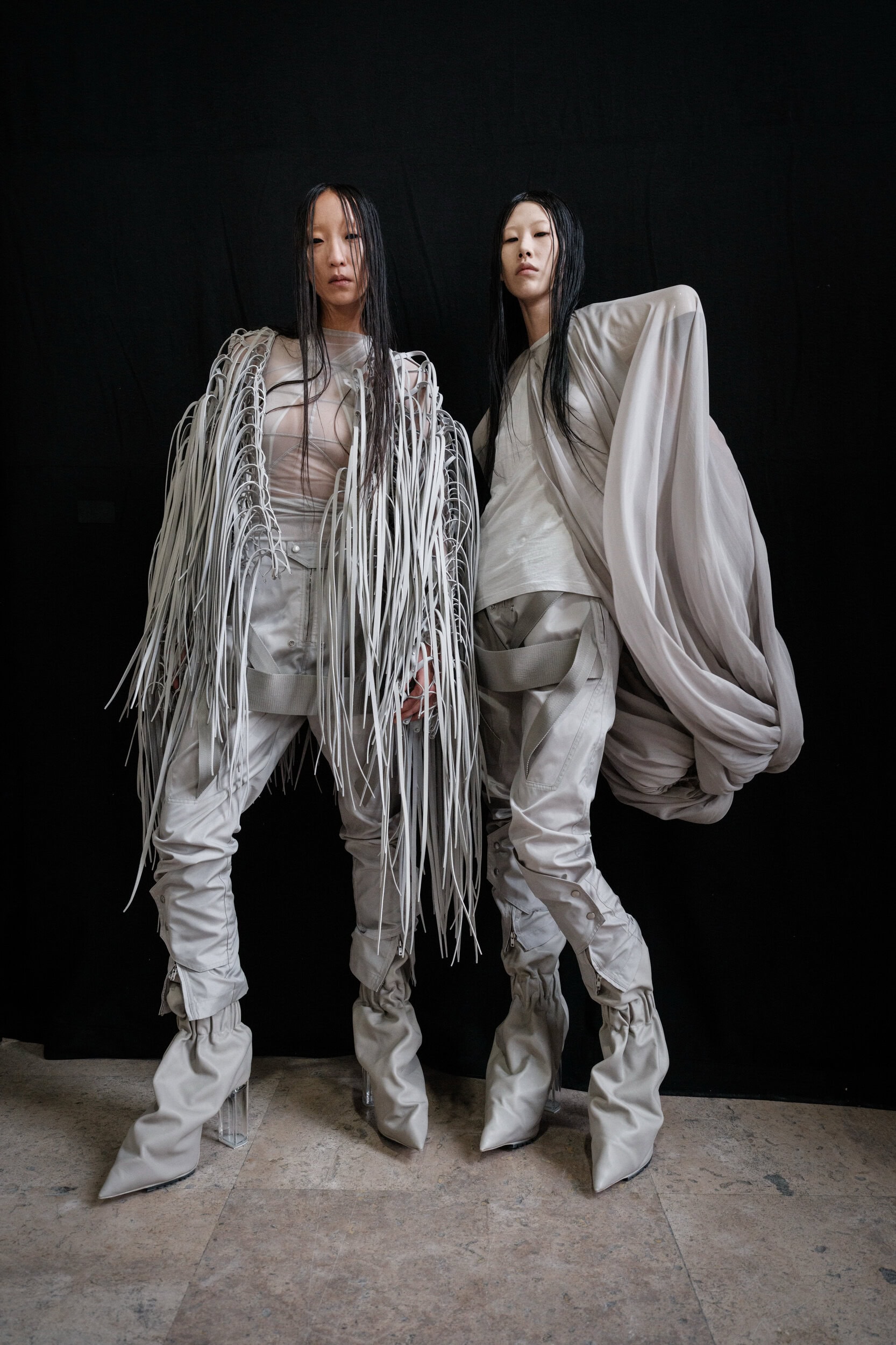 Rick Owens Spring 2026 Fashion Show Backstage