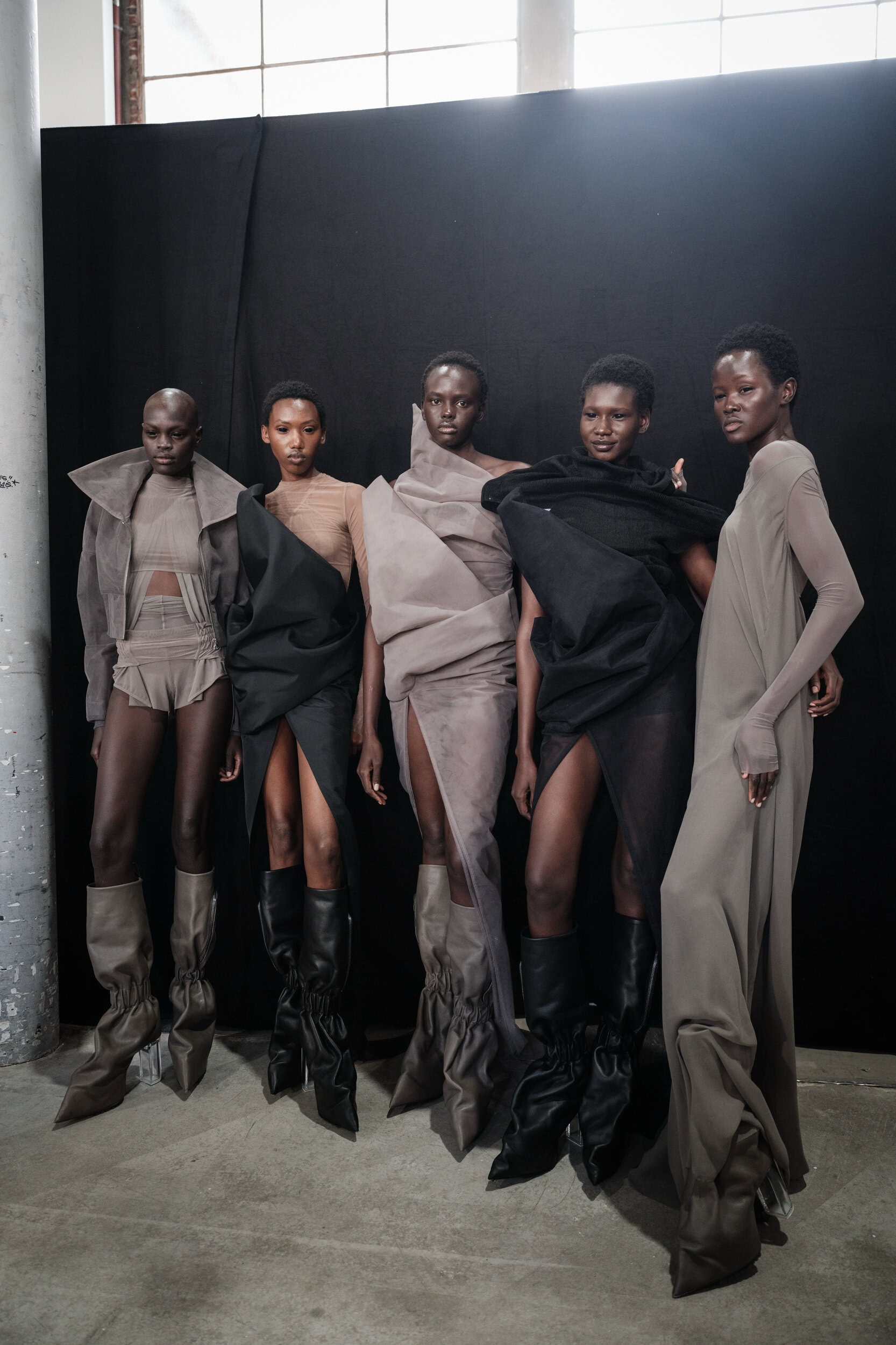 Rick Owens Spring 2026 Fashion Show Backstage