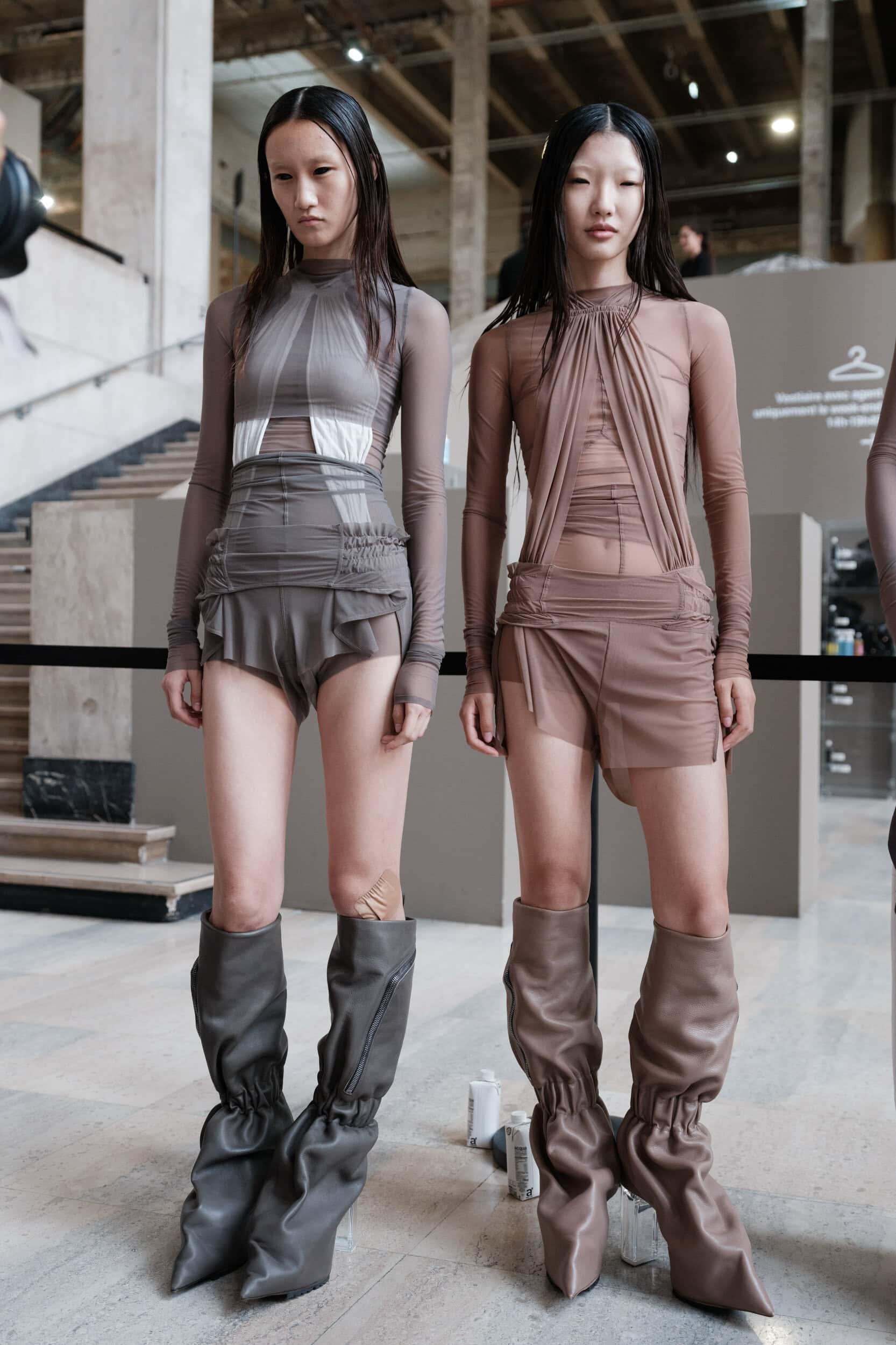Rick Owens Spring 2026 Fashion Show Backstage