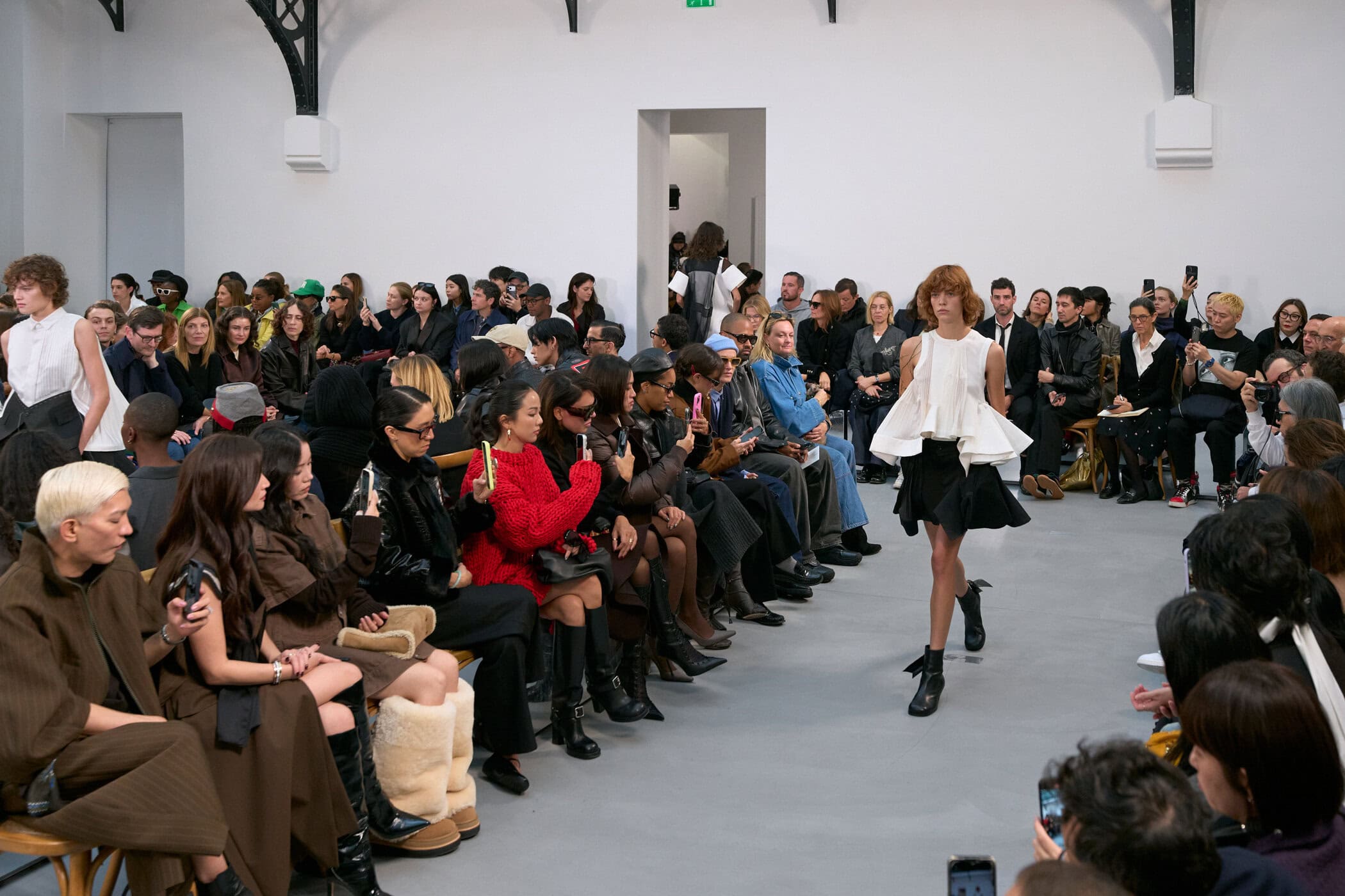 Sacai Spring 2026 Fashion Show Atmosphere