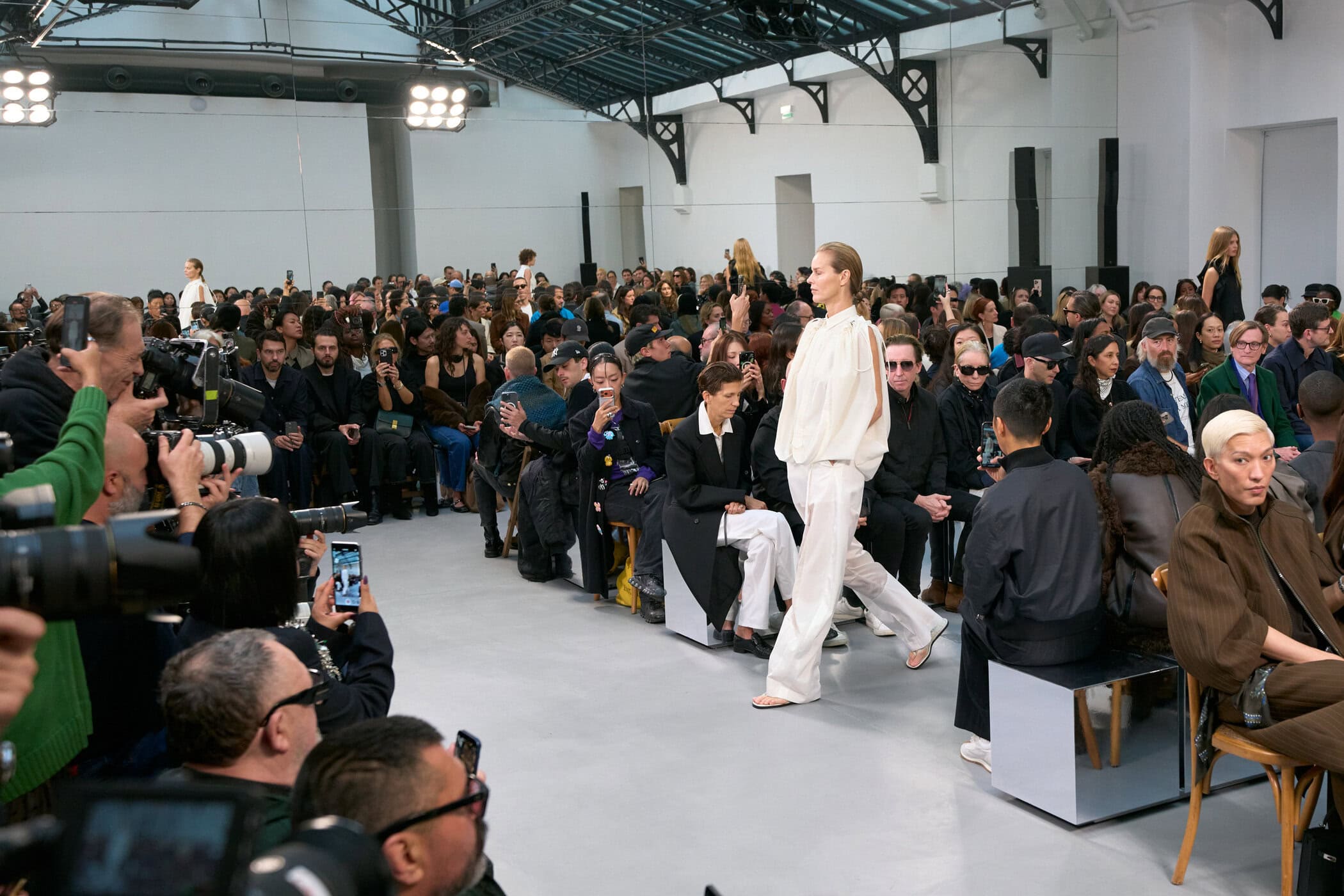 Sacai Spring 2026 Fashion Show Atmosphere