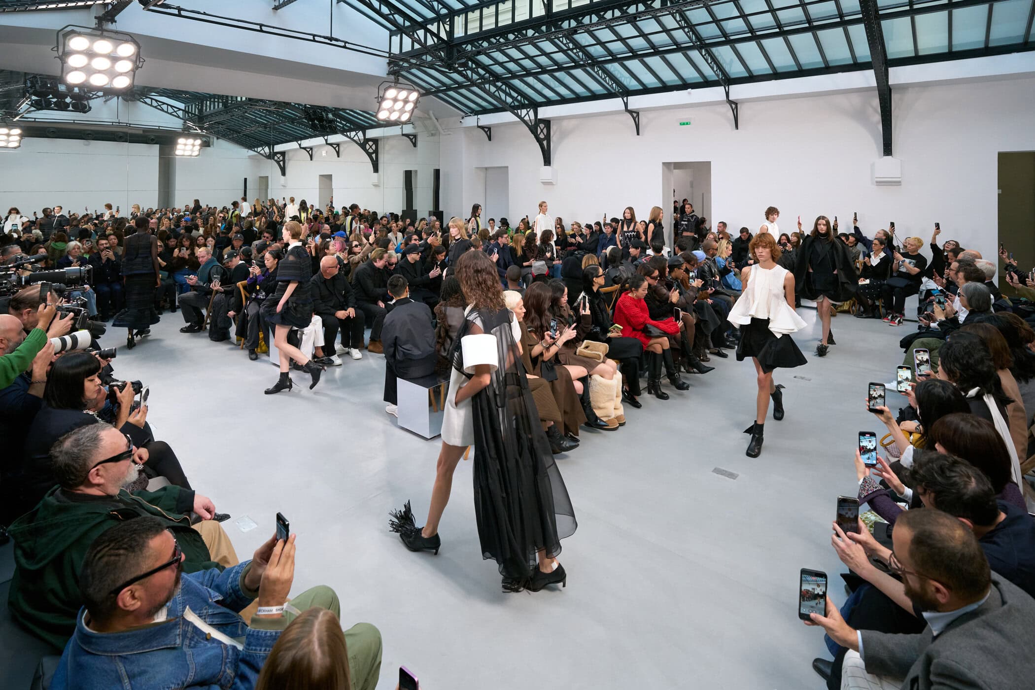 Sacai Spring 2026 Fashion Show Atmosphere