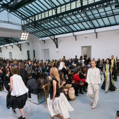 Sacai Spring 2026 Fashion Show Atmosphere