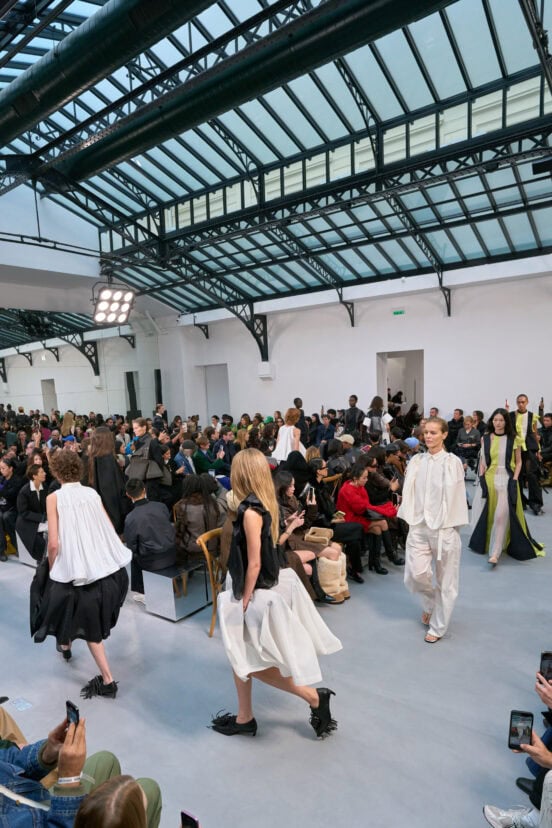 Sacai Spring 2026 Fashion Show Atmosphere