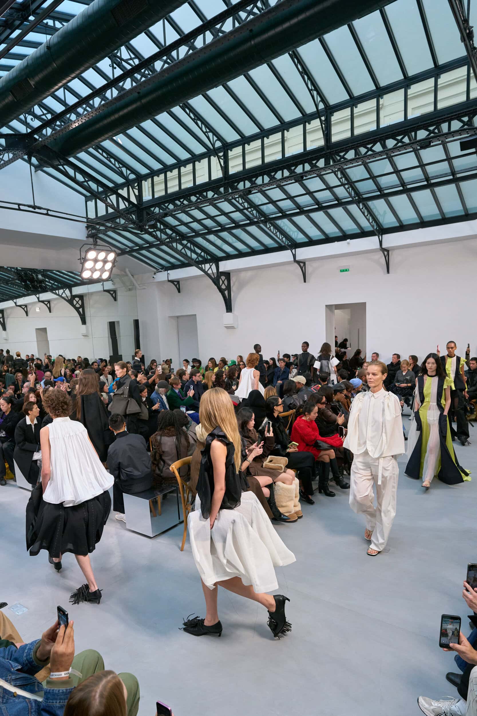 Sacai Spring 2026 Fashion Show Atmosphere