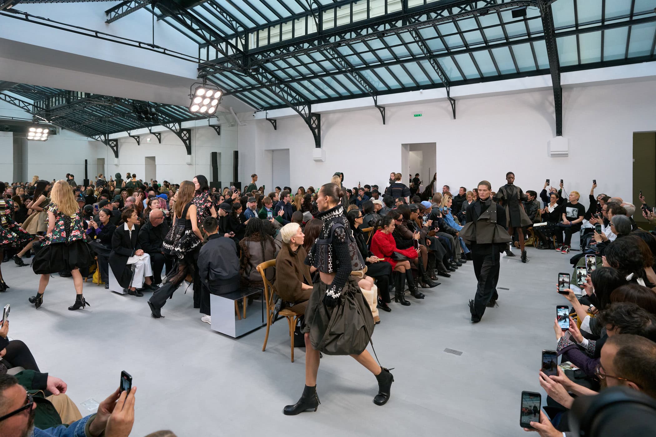 Sacai Spring 2026 Fashion Show Atmosphere