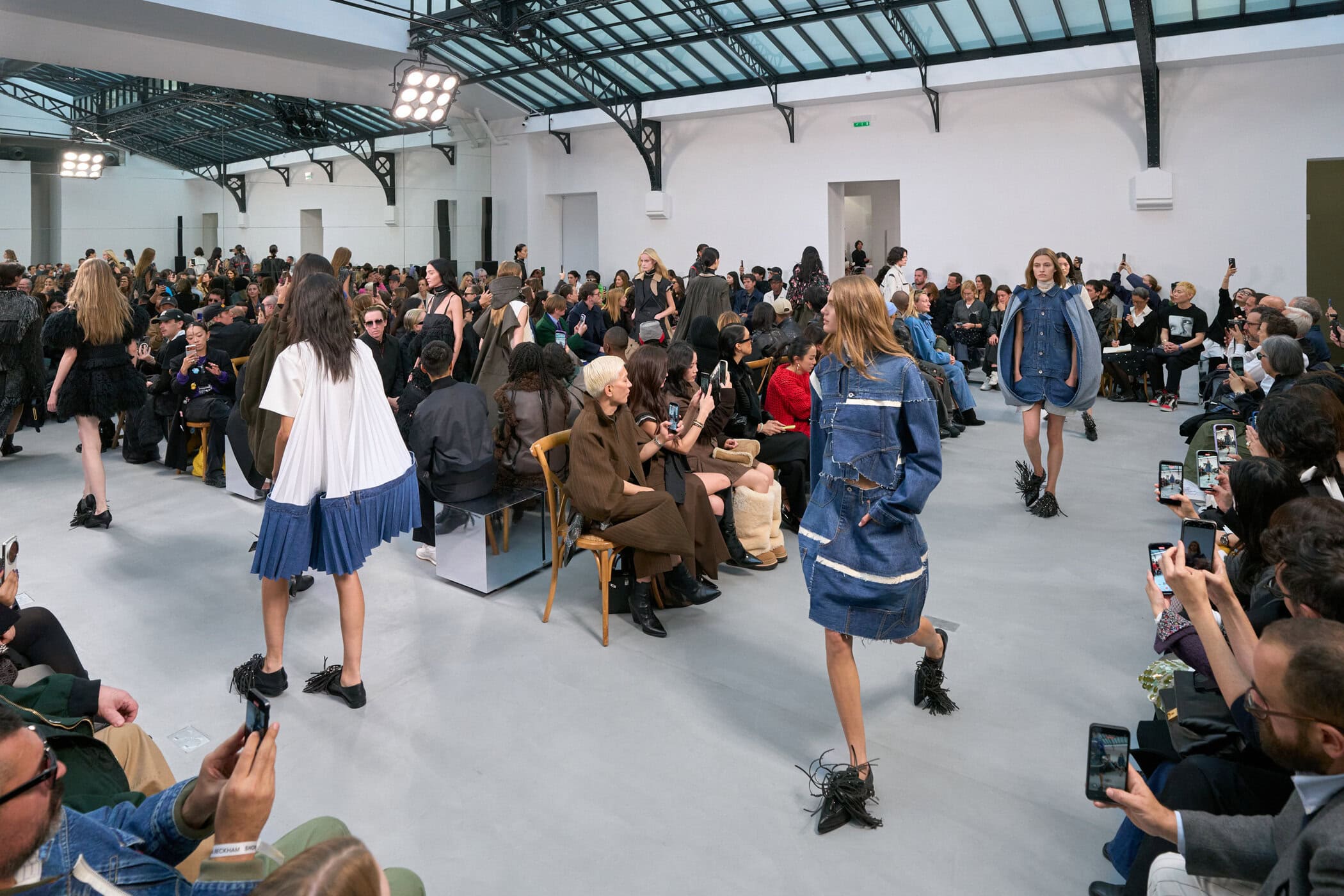 Sacai Spring 2026 Fashion Show Atmosphere