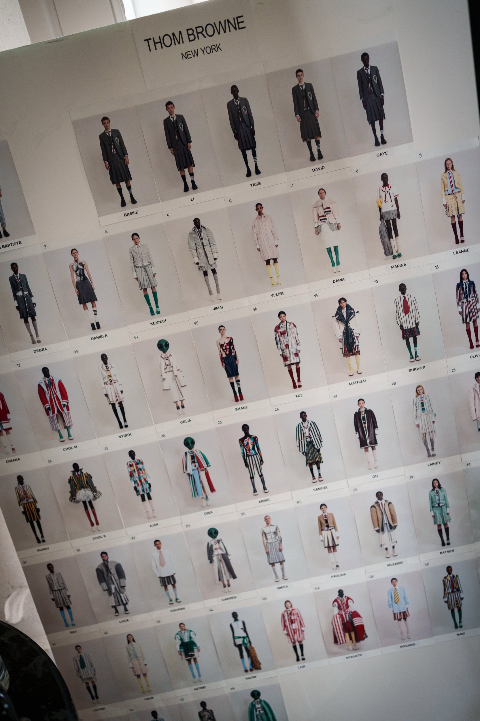 Thom Browne Spring 2026 Fashion Show Backstage