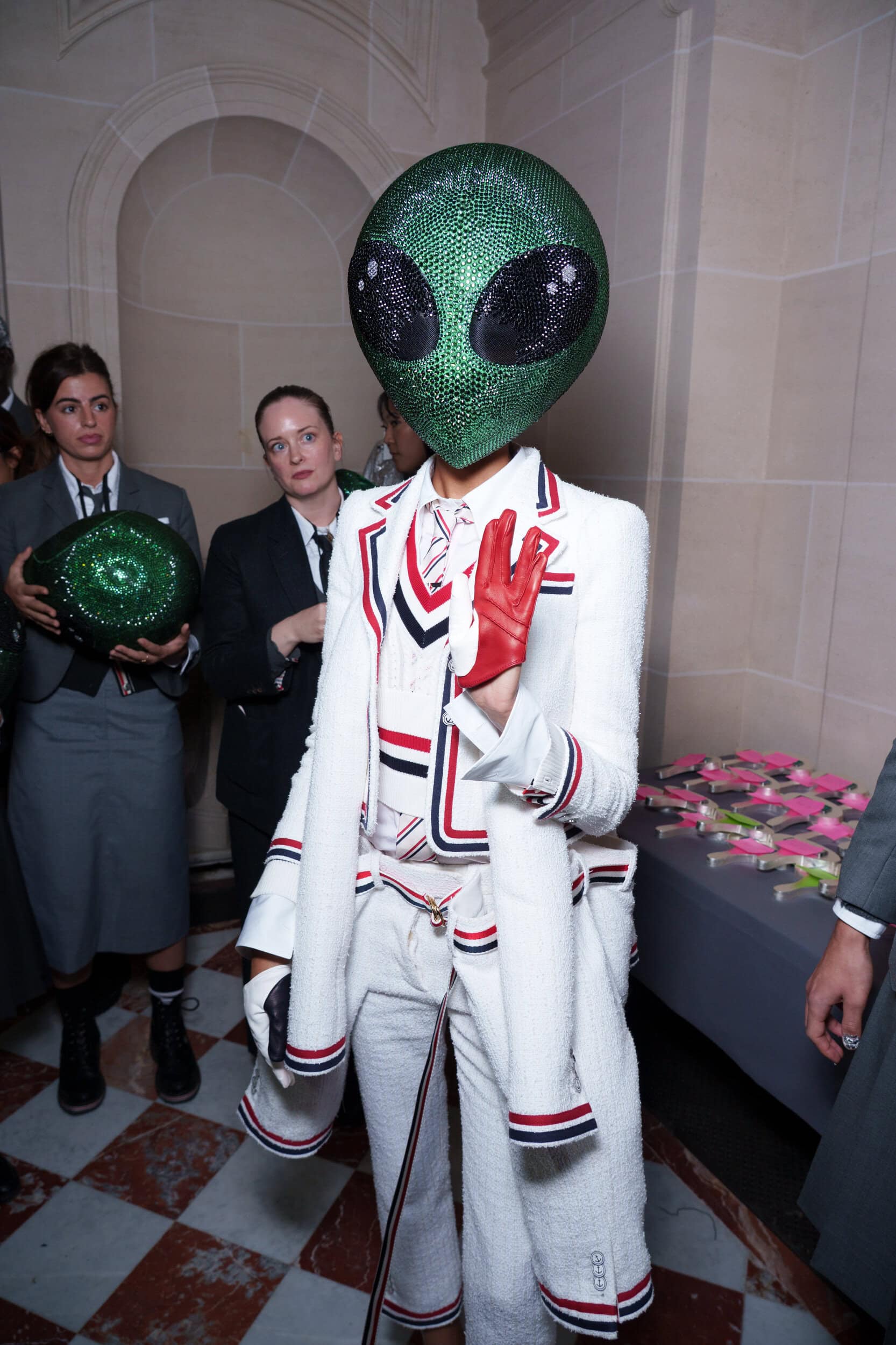 Thom Browne Spring 2026 Fashion Show Backstage