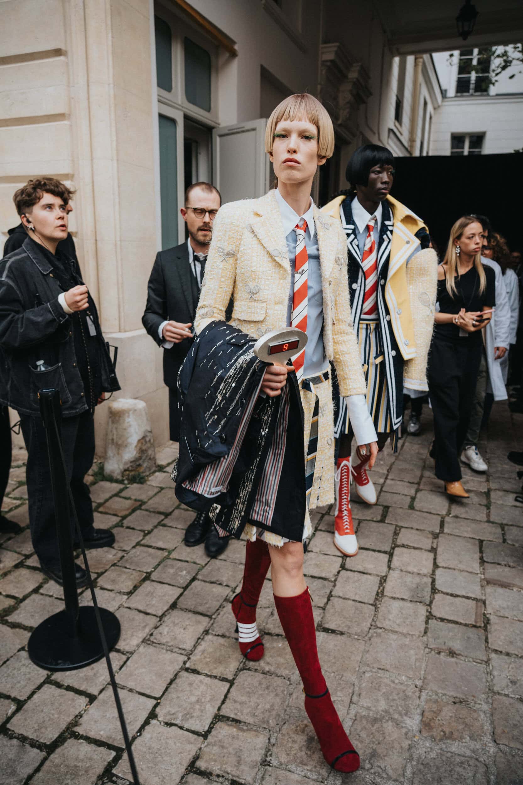 Thom Browne Spring 2026 Fashion Show Backstage