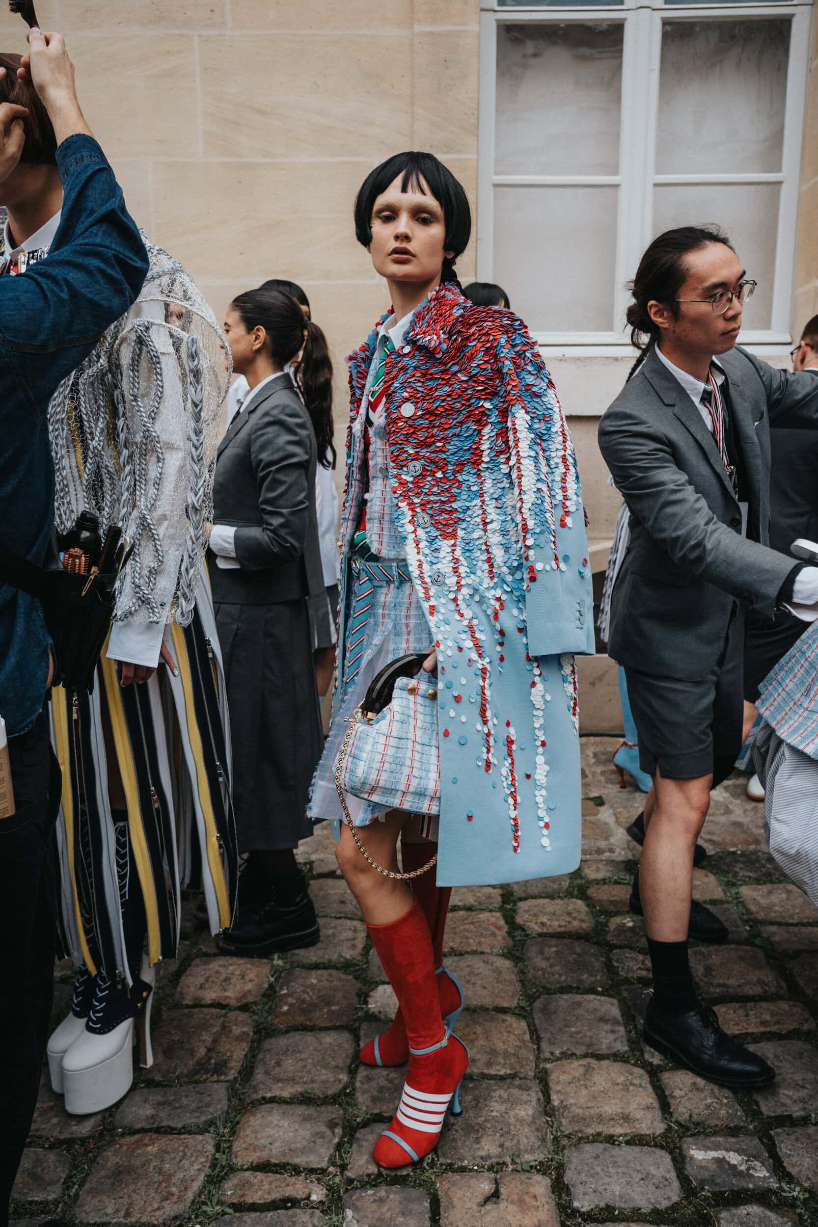 Thom Browne Spring 2026 Fashion Show Backstage