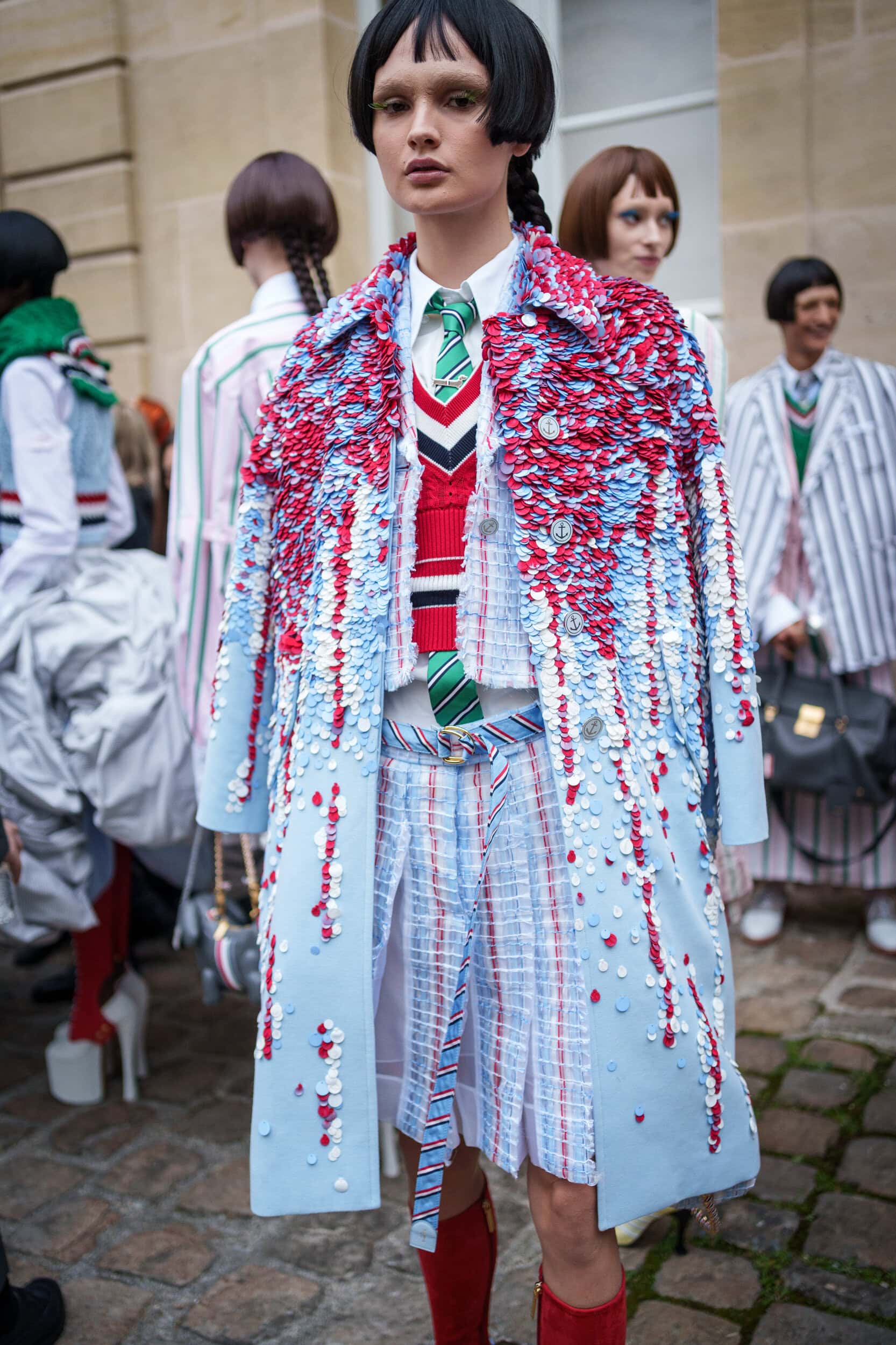 Thom Browne Spring 2026 Fashion Show Backstage