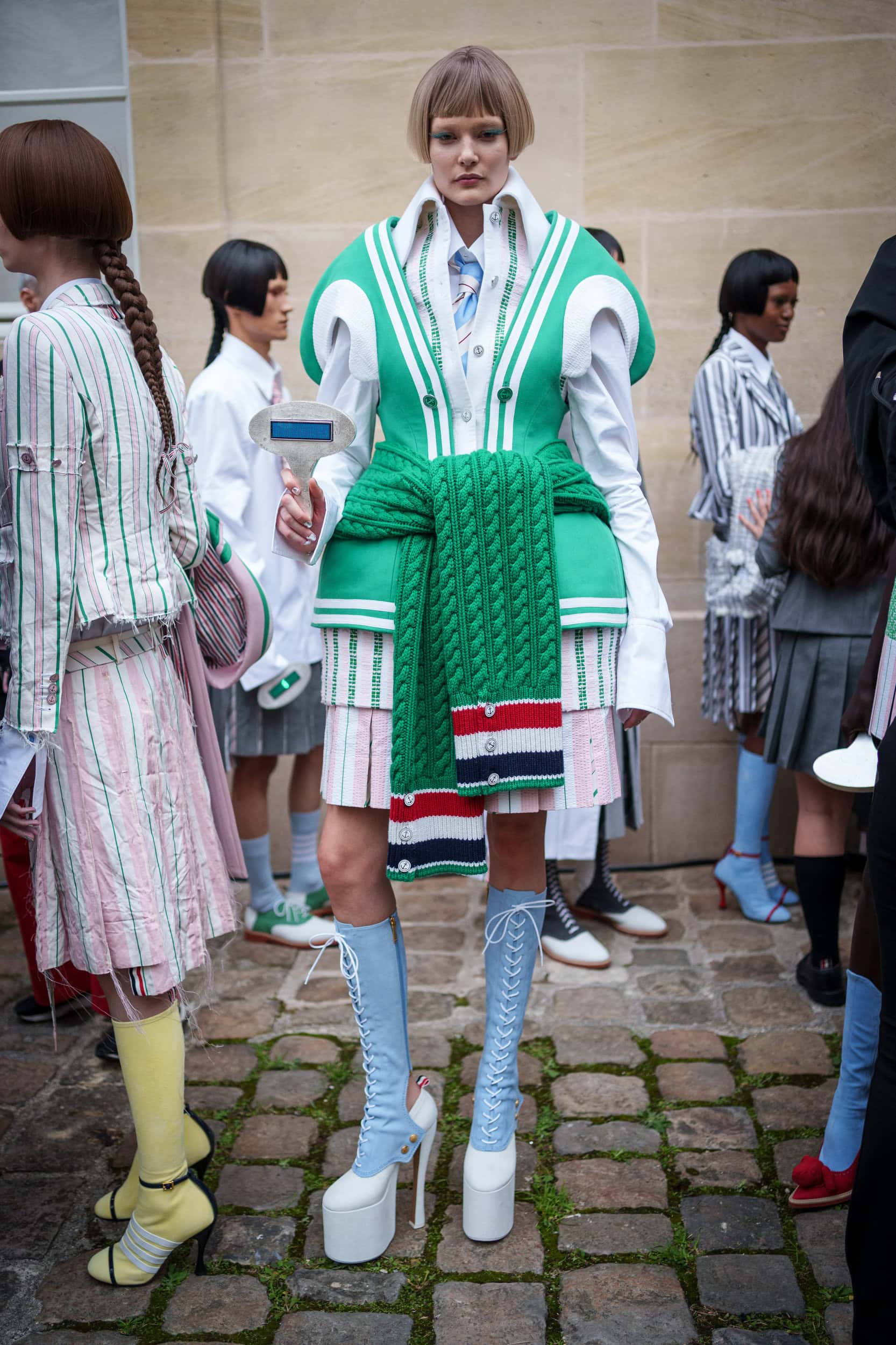 Thom Browne Spring 2026 Fashion Show Backstage