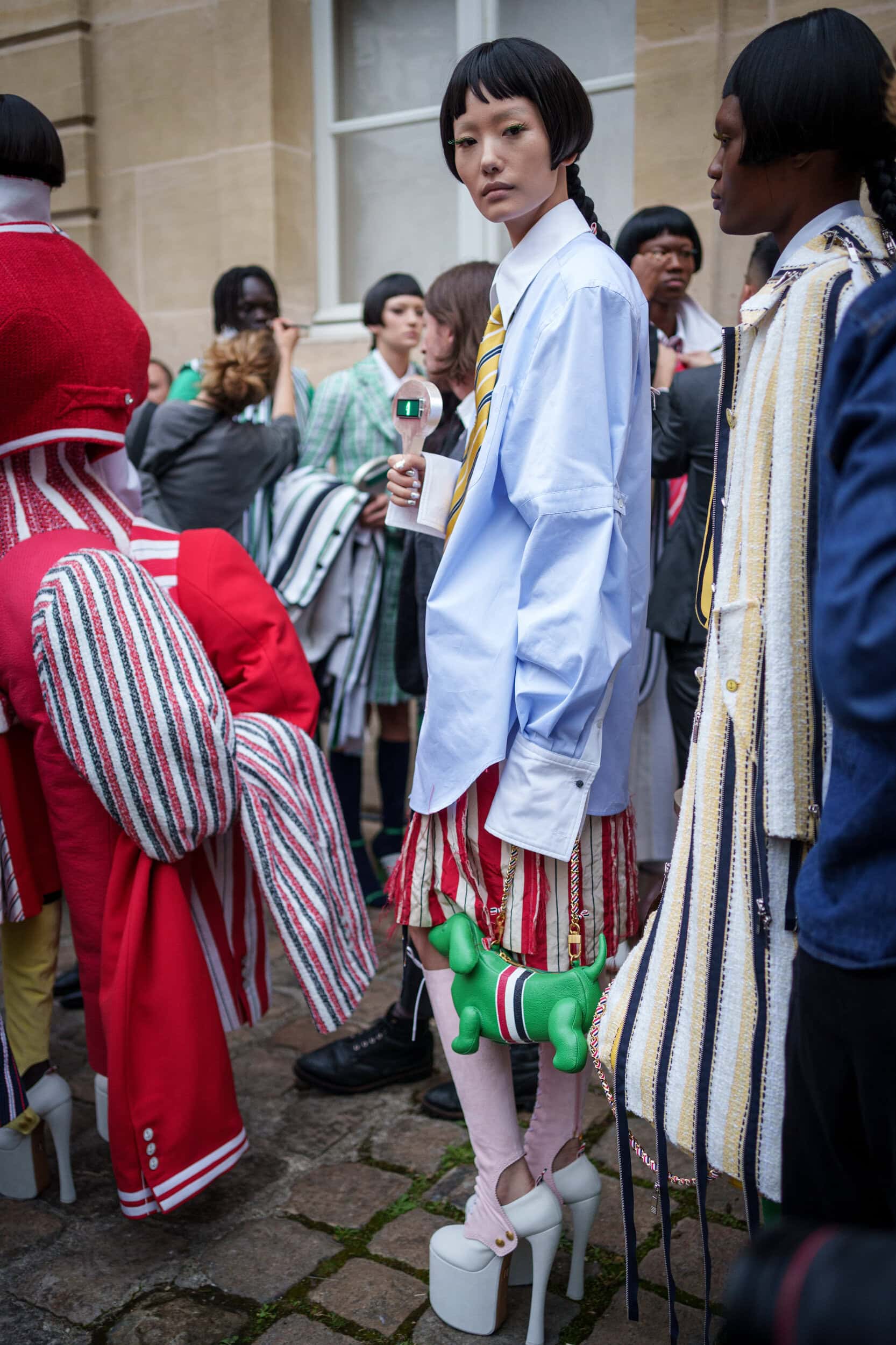 Thom Browne Spring 2026 Fashion Show Backstage