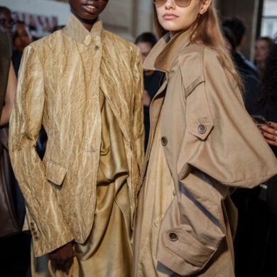 Uma Wang Spring 2026 Fashion Show Backstage
