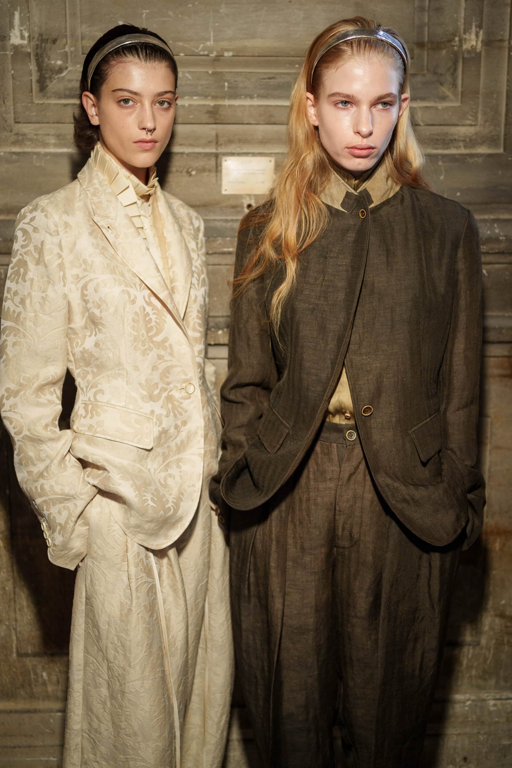 Uma Wang Spring 2026 Fashion Show Backstage
