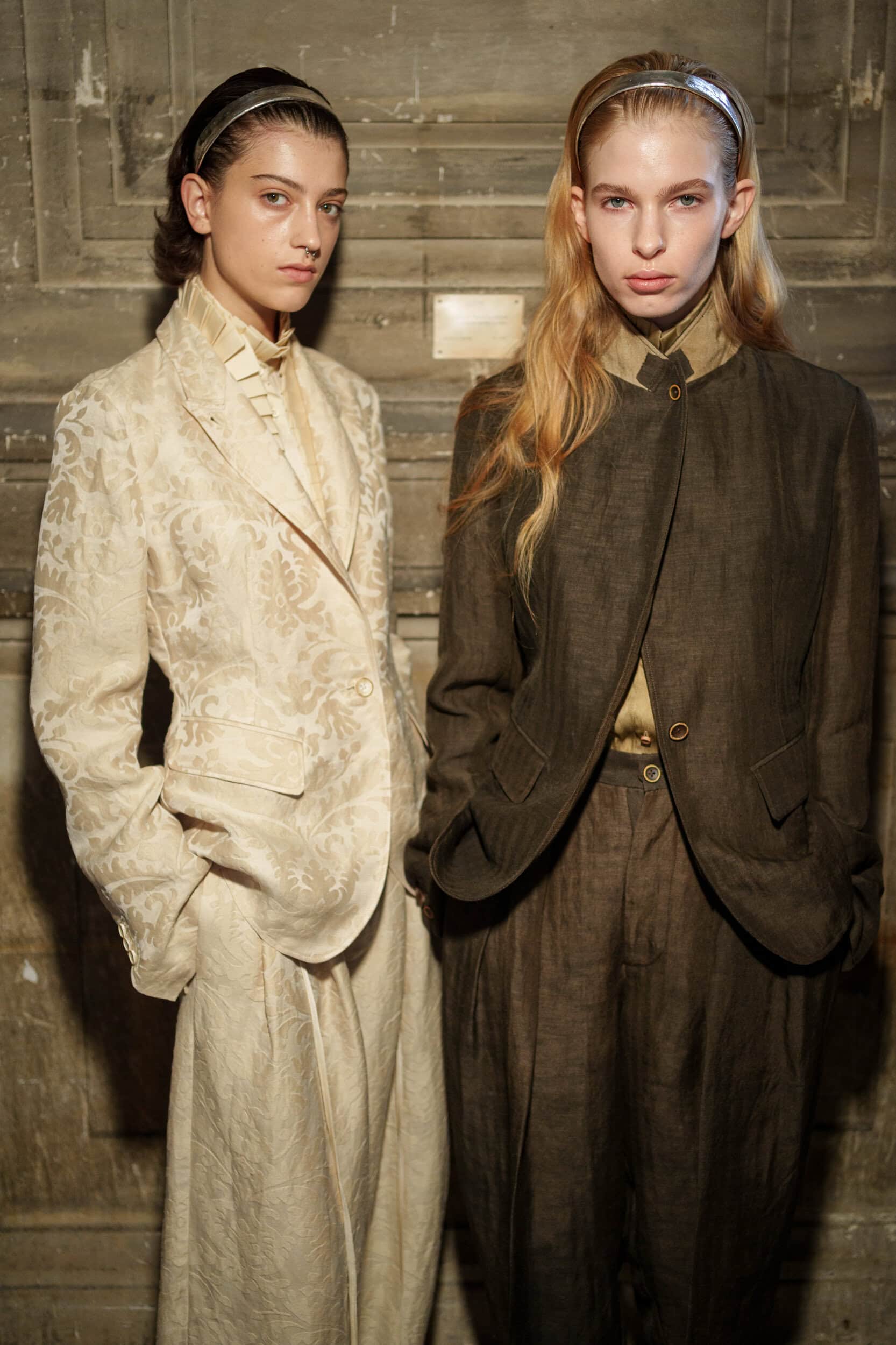 Uma Wang Spring 2026 Fashion Show Backstage