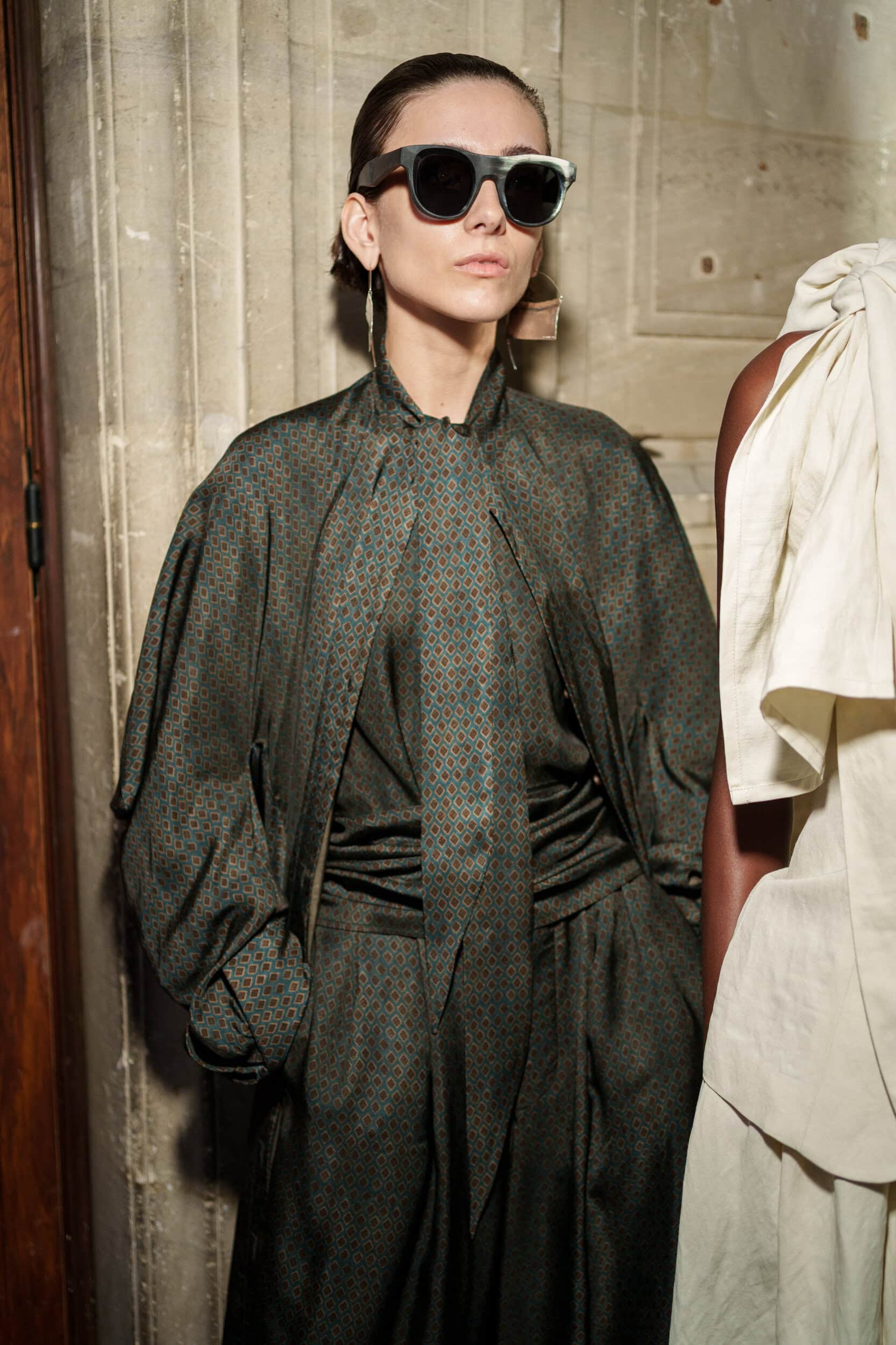 Uma Wang Spring 2026 Fashion Show Backstage