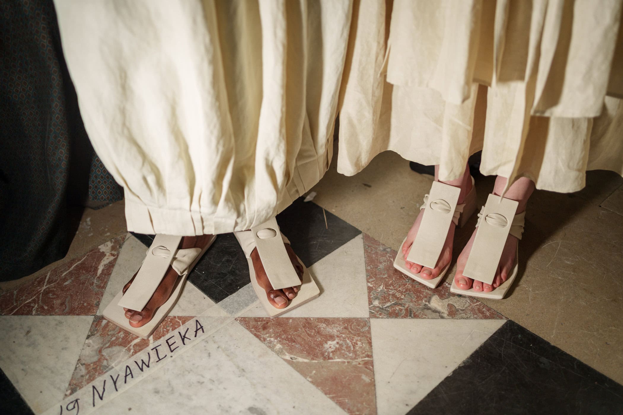 Uma Wang Spring 2026 Fashion Show Backstage
