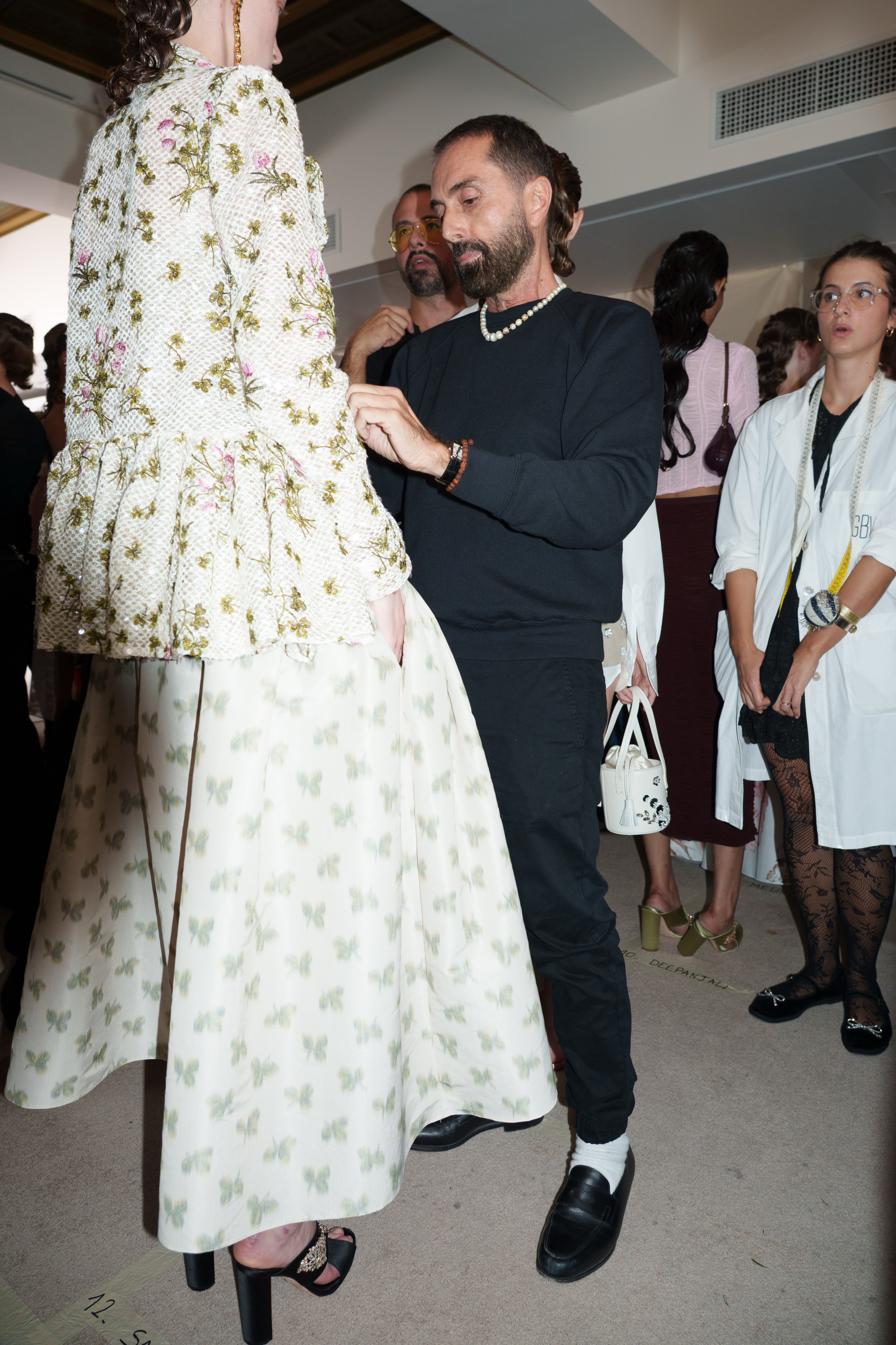 Giambattista Valli Spring 2026 Fashion Show Backstage