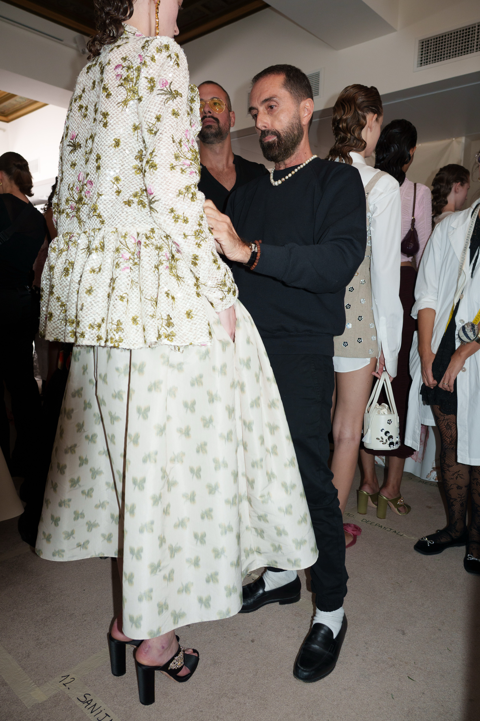 Giambattista Valli Spring 2026 Fashion Show Backstage