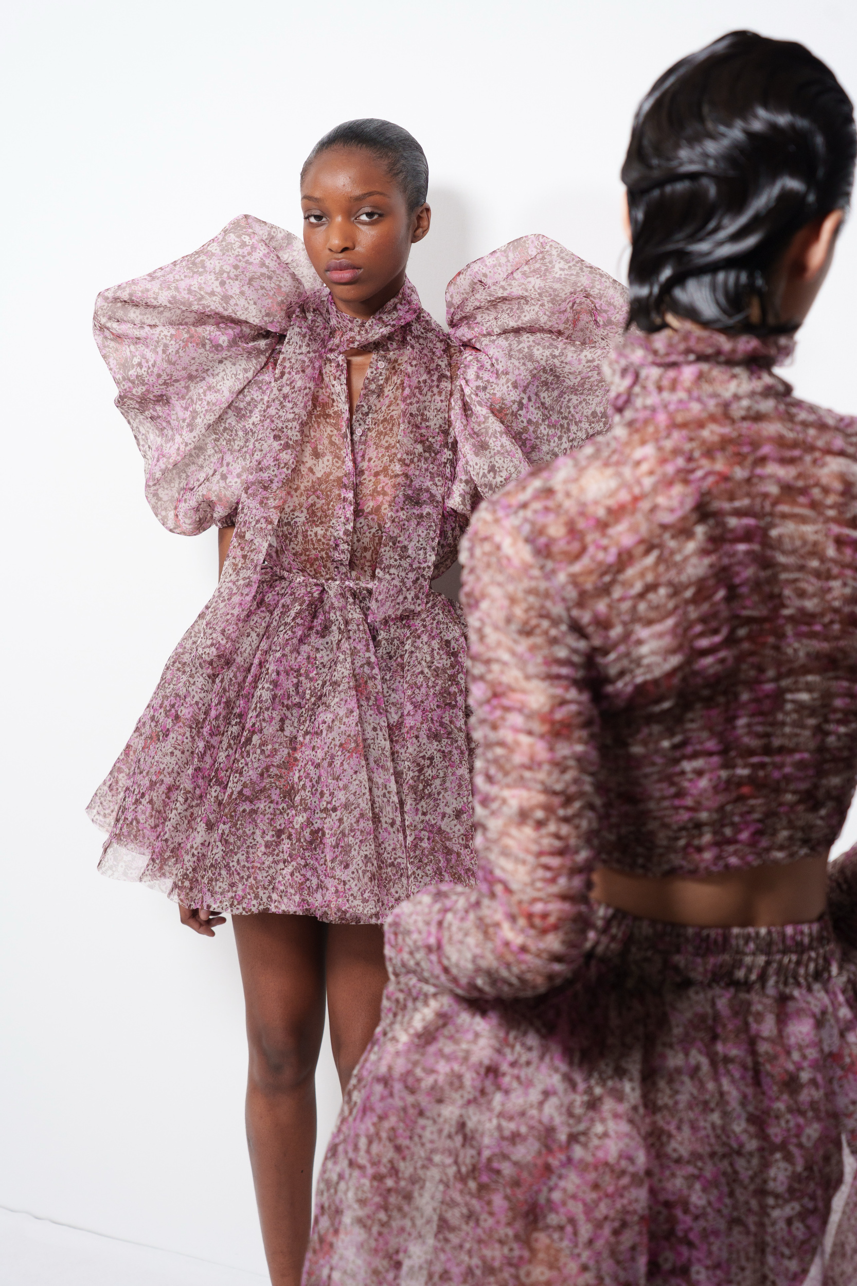 Giambattista Valli Spring 2026 Fashion Show Backstage