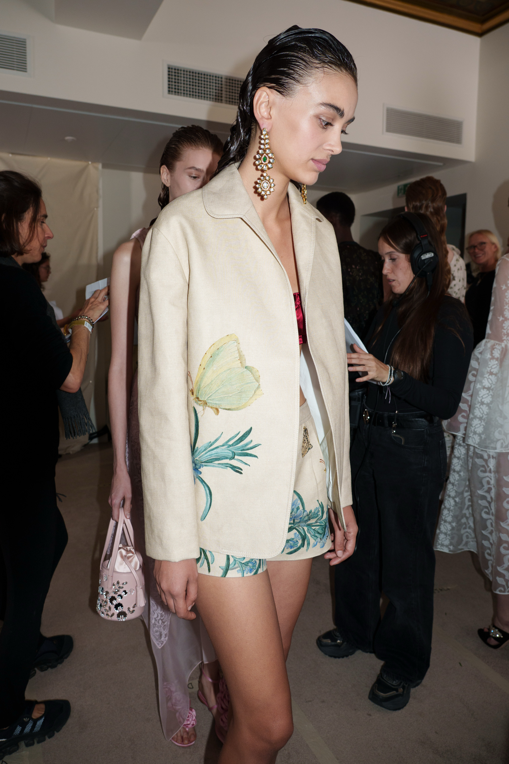 Giambattista Valli Spring 2026 Fashion Show Backstage