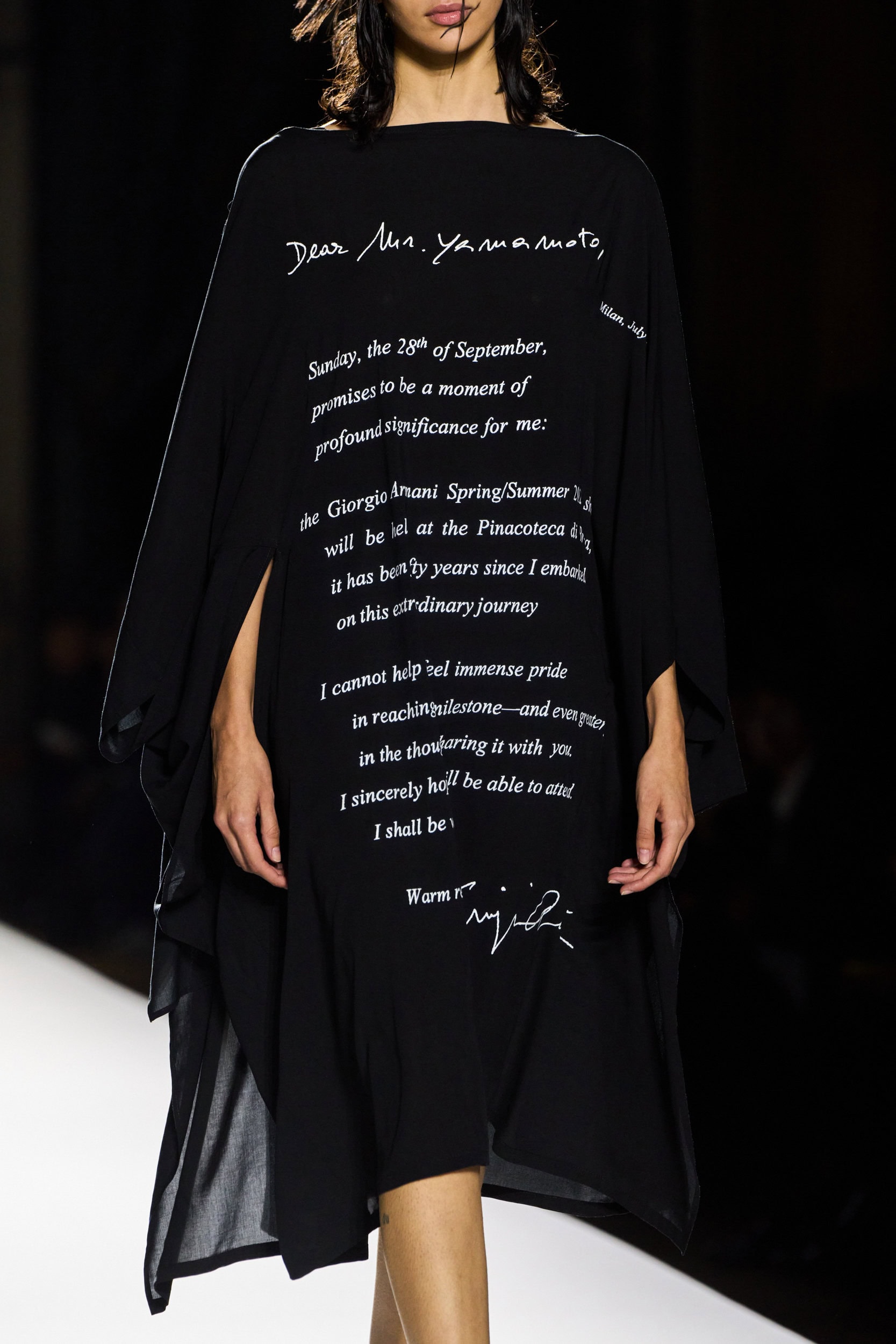 Yohji Yamamoto Spring 2026 Fashion Show Details