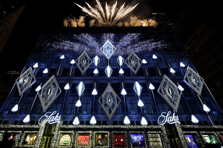 Saks Fifth Avenue Unveils Dazzling Holiday Light Show and Windows