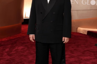 Chanwook Park in Saint Laurent to The 83rd Golden Globes