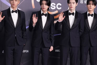 Enhypen in Prada at The 40th Golden Disc Awards in Taipei