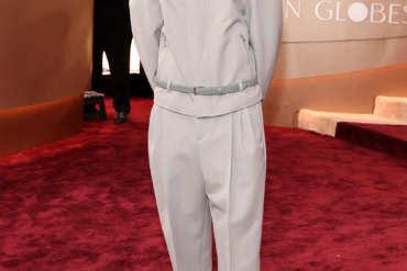 Owen Cooper in Bottega Veneta at The 83rd Golden Globes