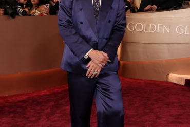 Omar Apollo in Valentino at The 83rd Golden Globes