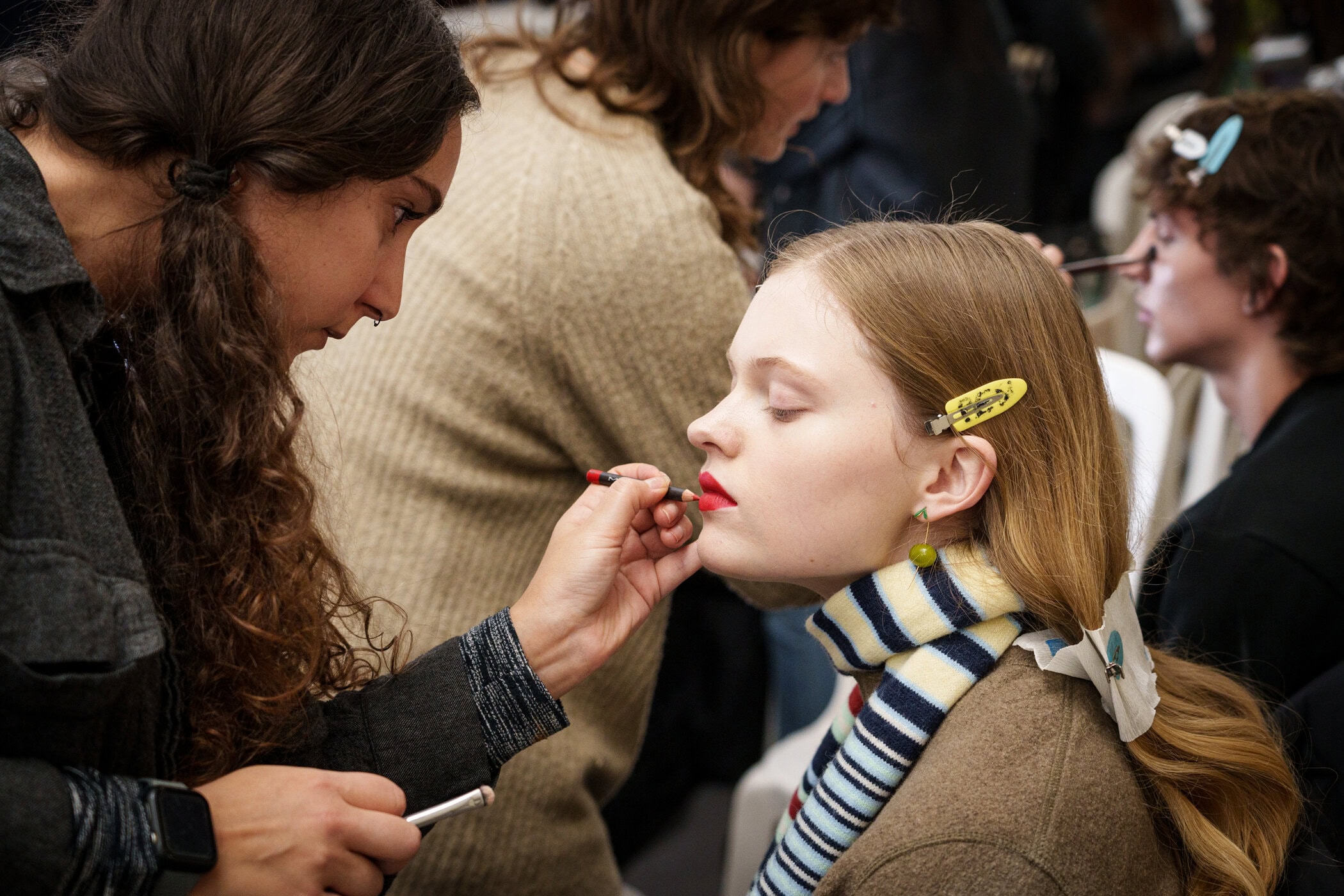 Ami Paris Fall 2026 Men’s Fashion Show Backstage