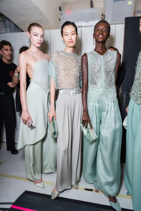 Giorgio Armani Prive Spring 2026 Couture Fashion Show Backstage