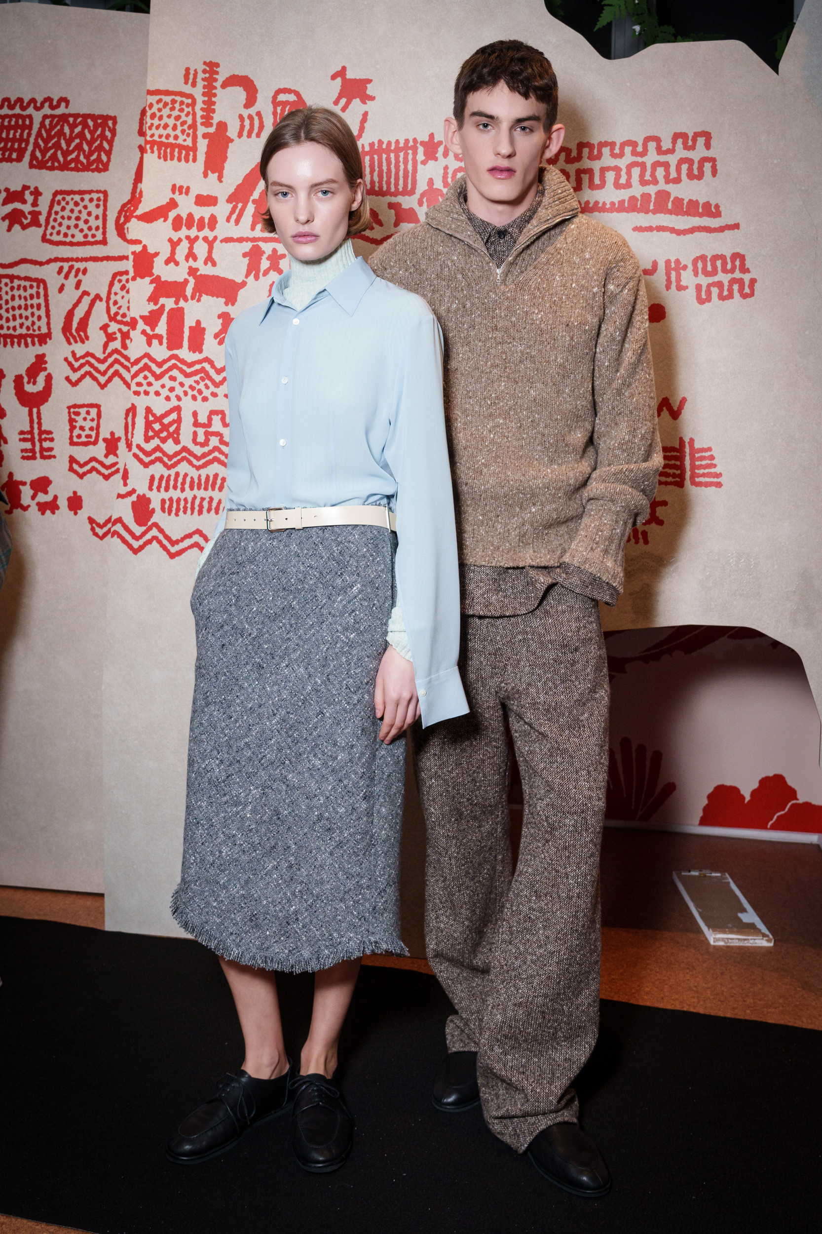 Auralee Fall 2026 Men’s Fashion Show Backstage