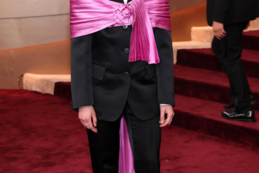 Bella Ramsey in Prada to The 83rd Golden Globes Awards