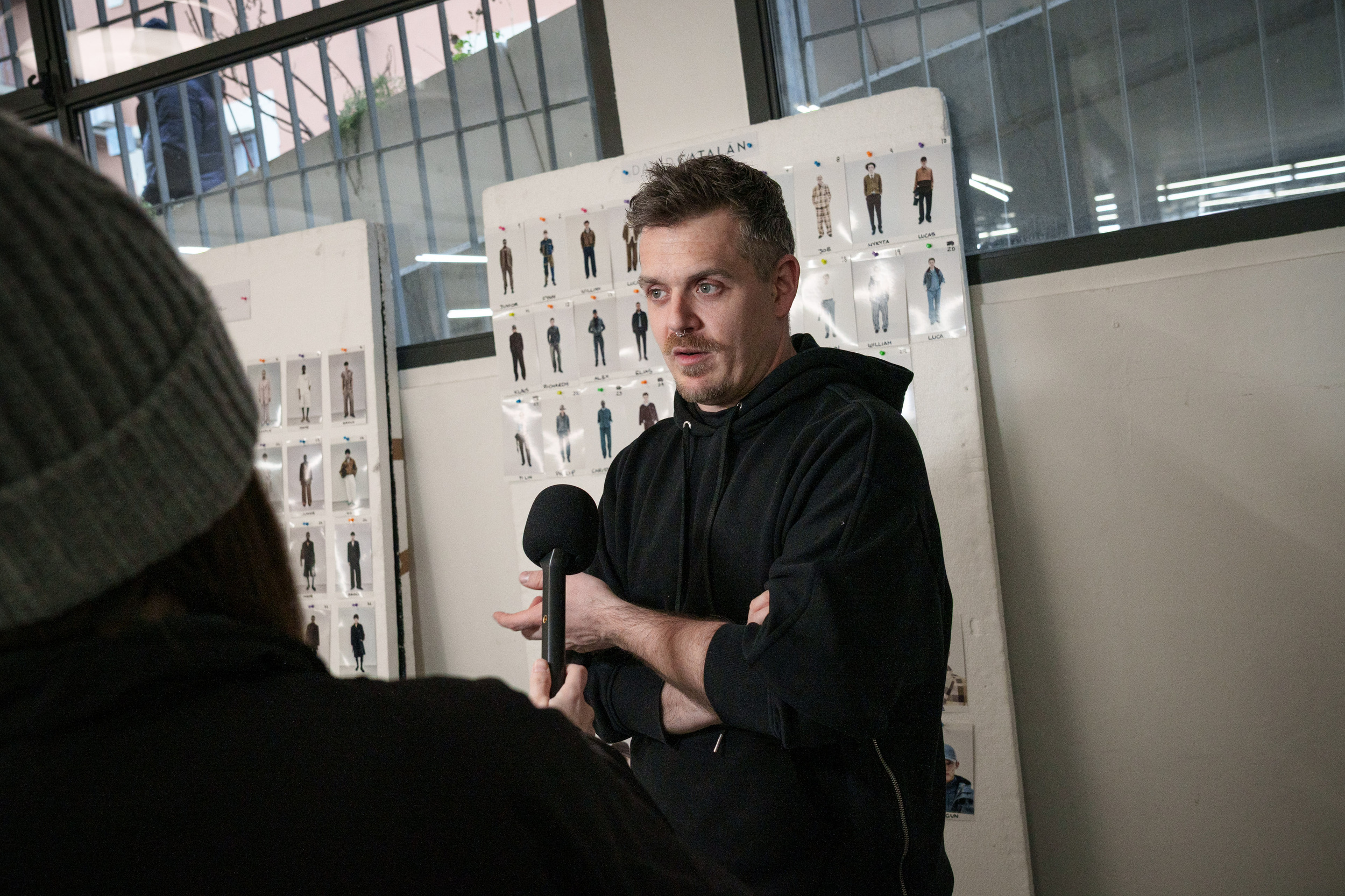 David Catalan Fall 2026 Men’s Fashion Show Backstage