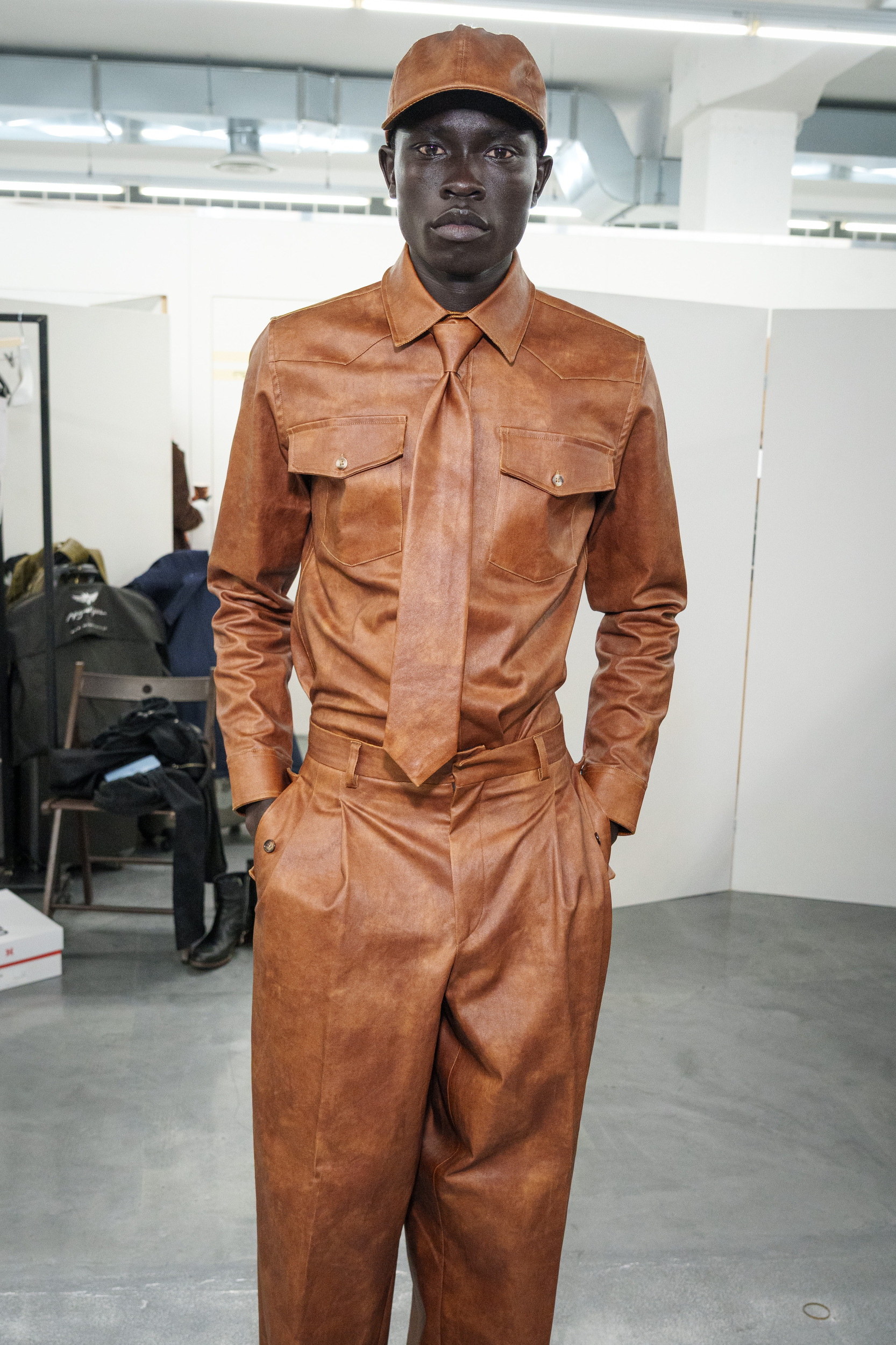 David Catalan Fall 2026 Men’s Fashion Show Backstage