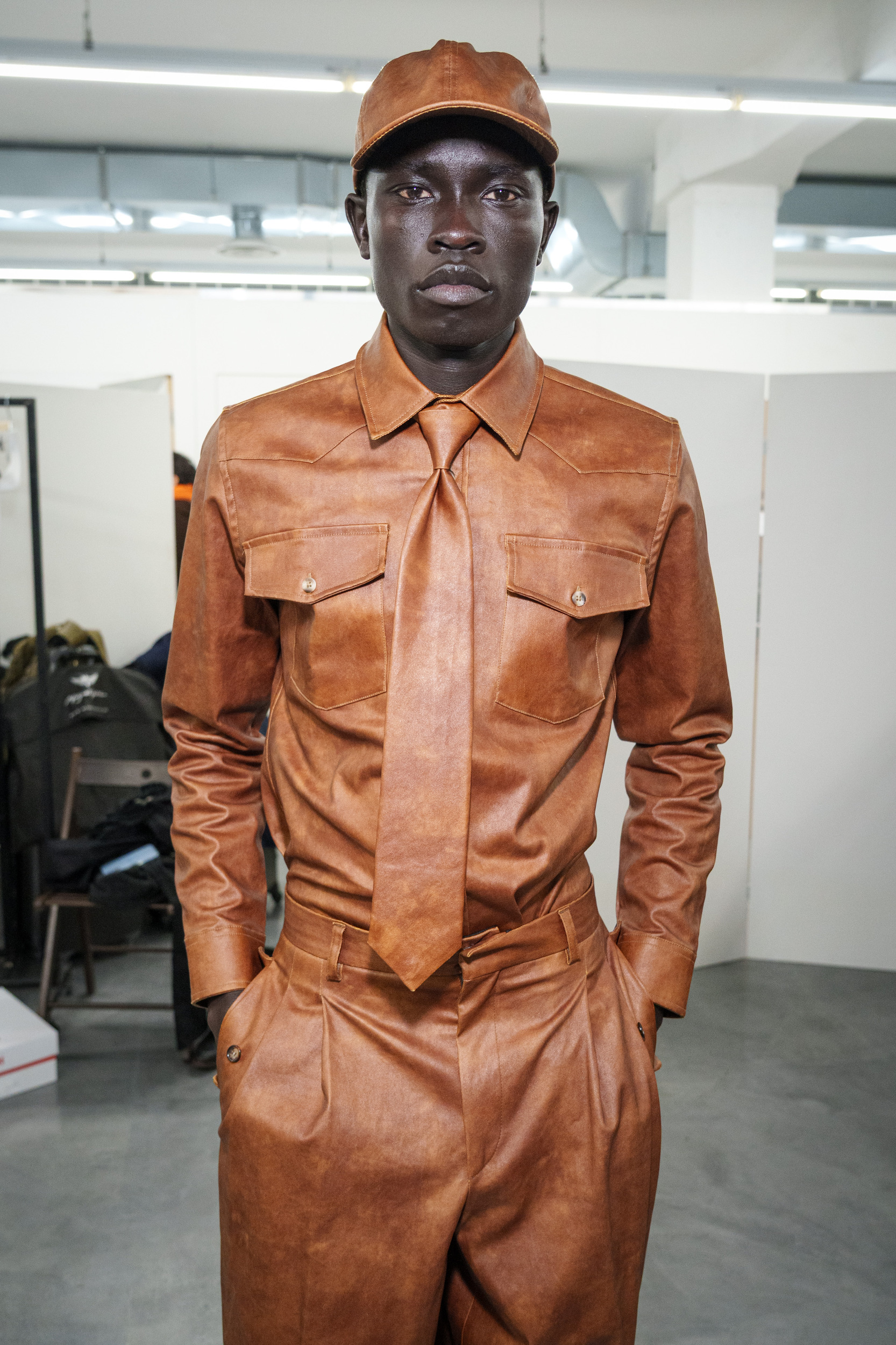 David Catalan Fall 2026 Men’s Fashion Show Backstage