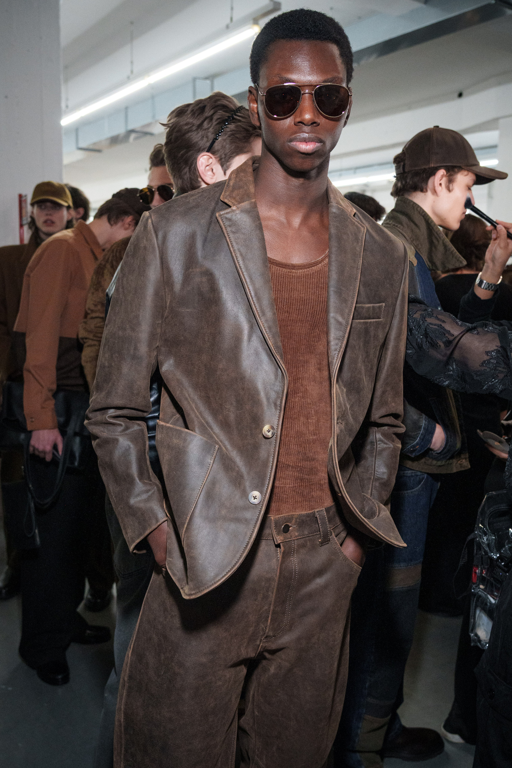 David Catalan Fall 2026 Men’s Fashion Show Backstage