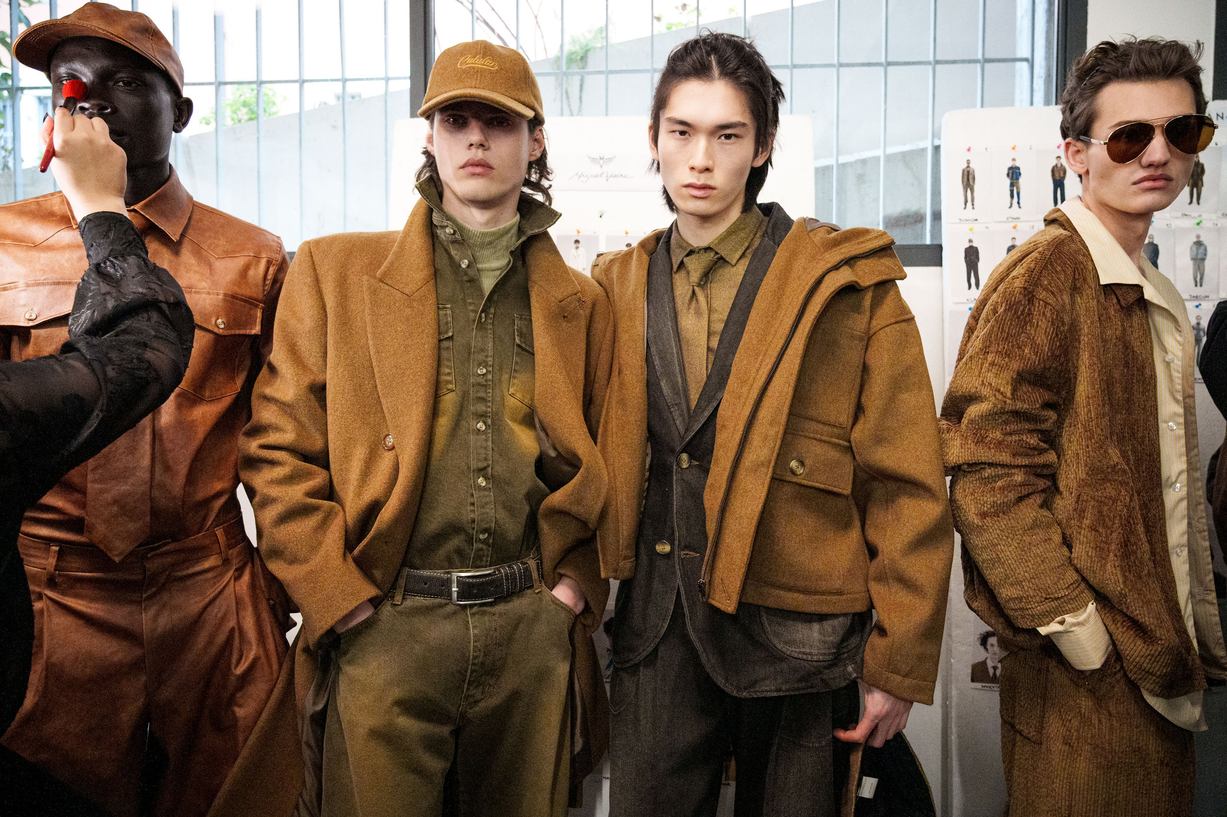 David Catalan Fall 2026 Men’s Fashion Show Backstage