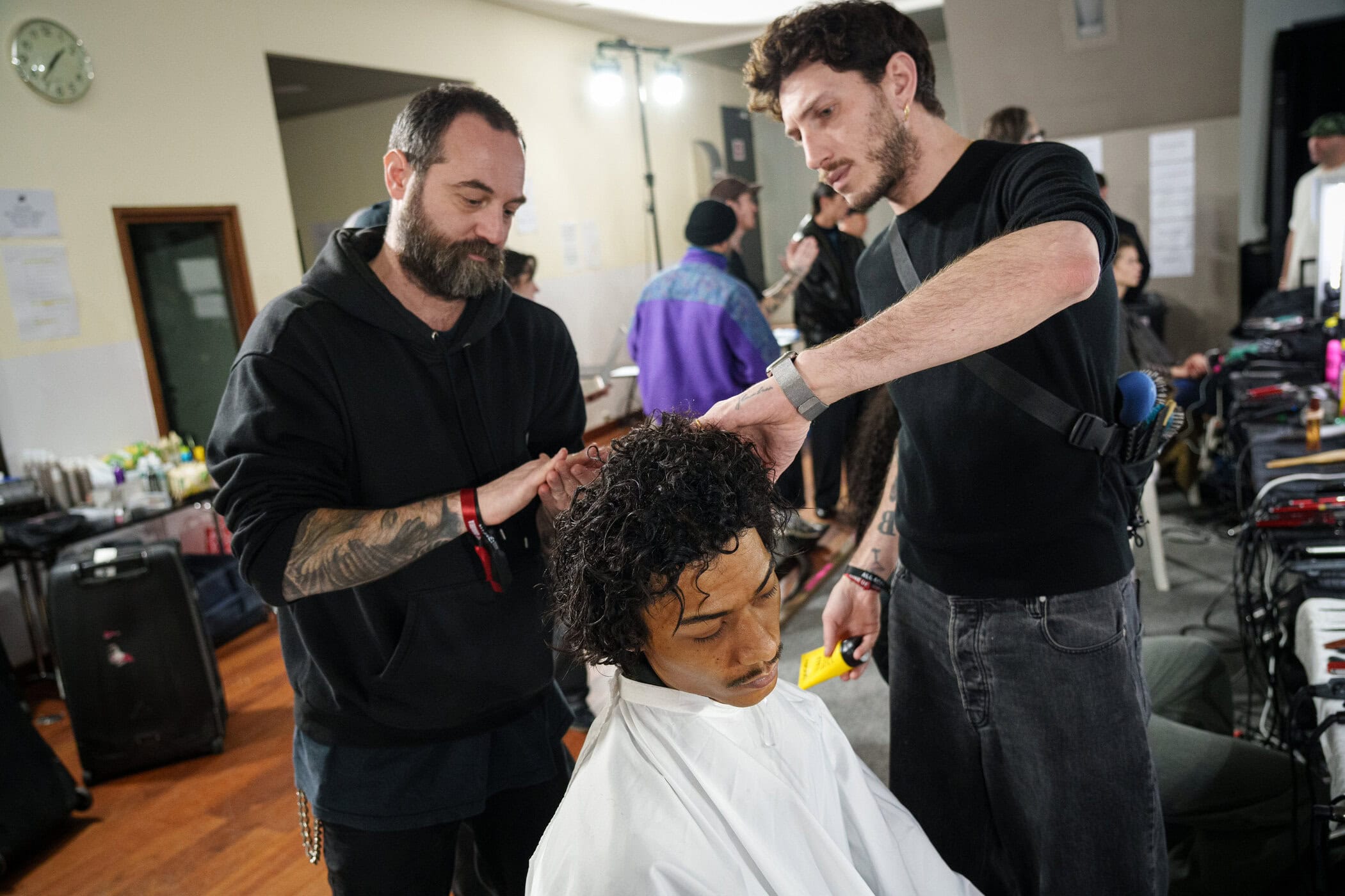 Willy Chavarria Fall 2026 Men’s Fashion Show Backstage