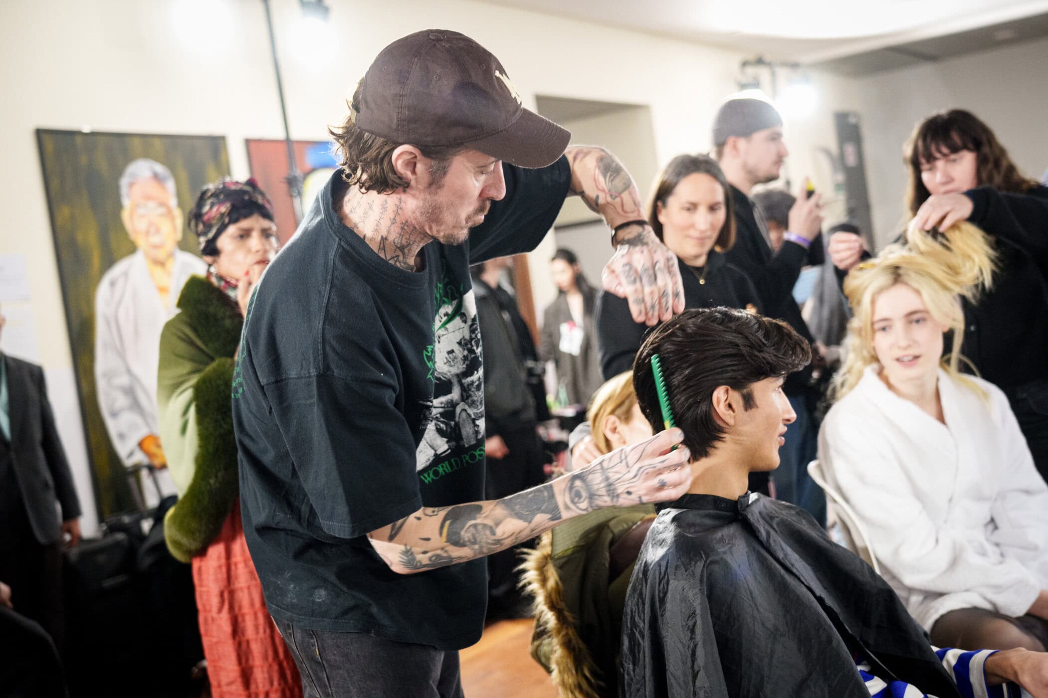 Willy Chavarria Fall 2026 Men’s Fashion Show Backstage