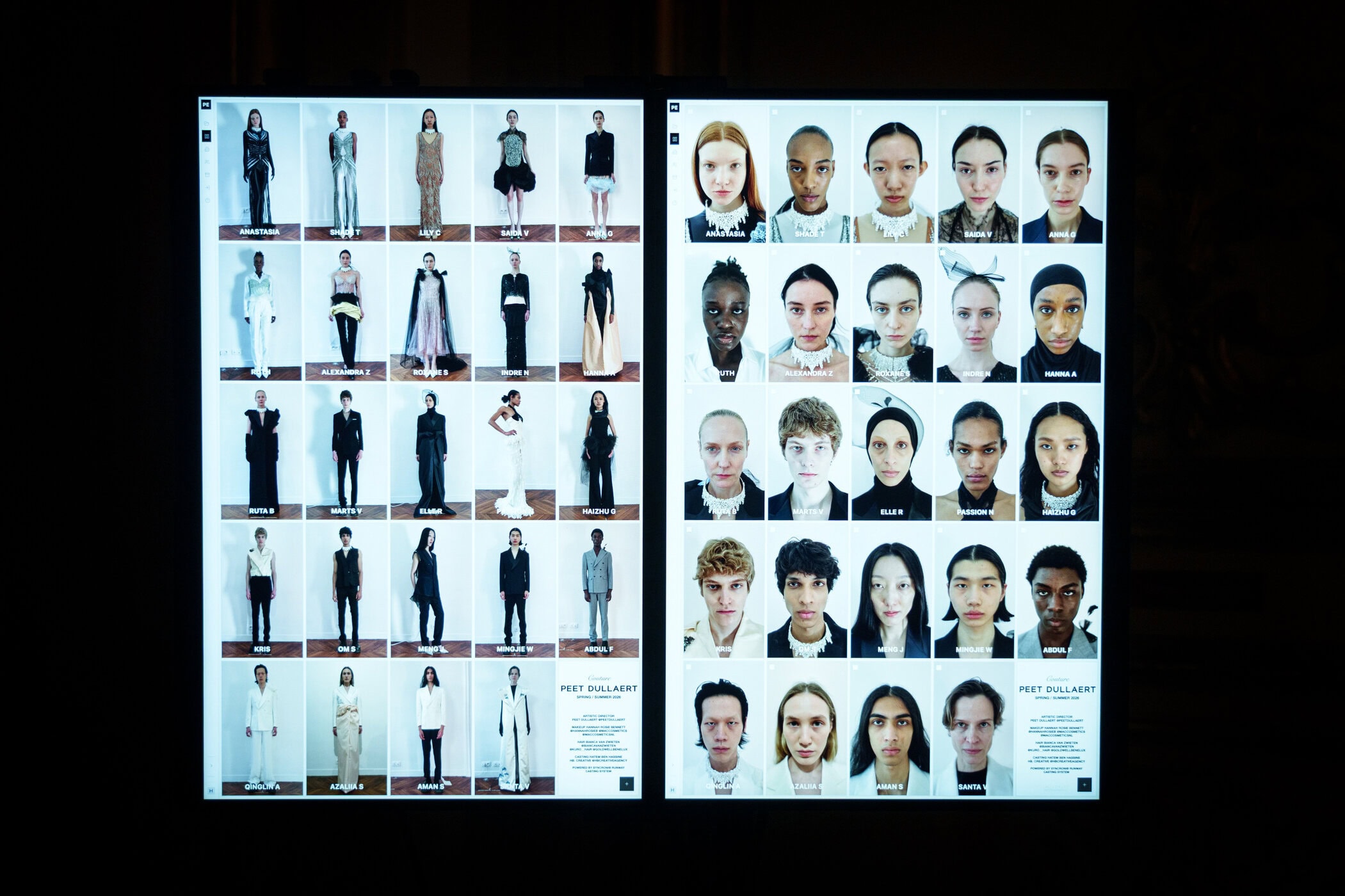 Peet Dullaert Spring 2026 Couture Fashion Show Backstage