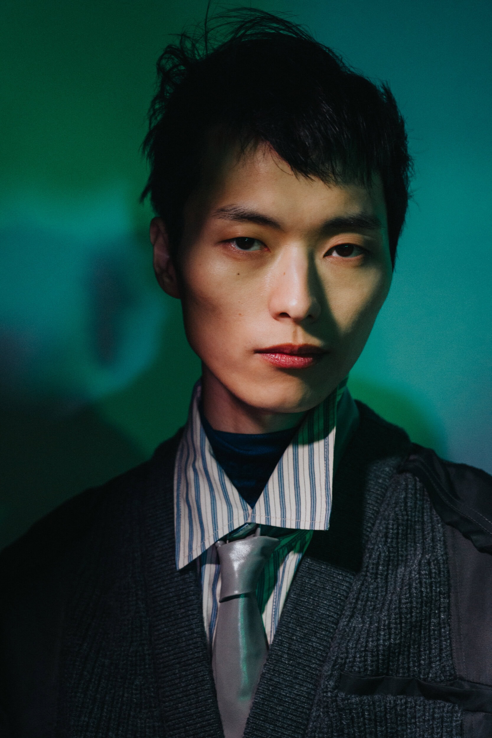 Feng Chen Wang Fall 2026 Men’s Fashion Show Backstage