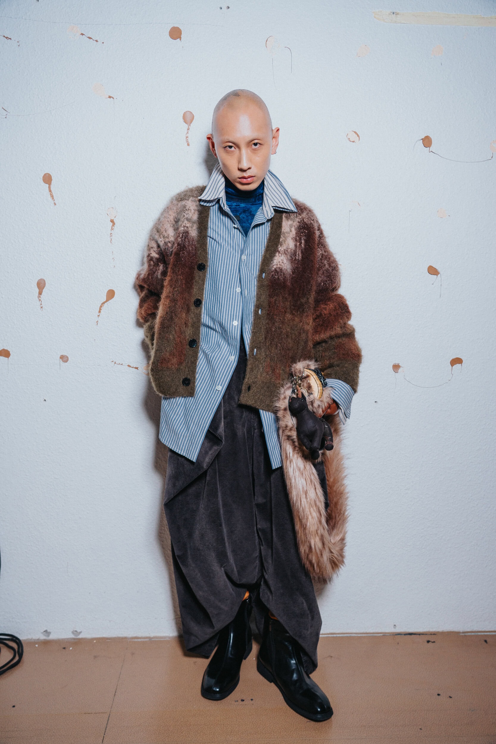 Feng Chen Wang Fall 2026 Men’s Fashion Show Backstage